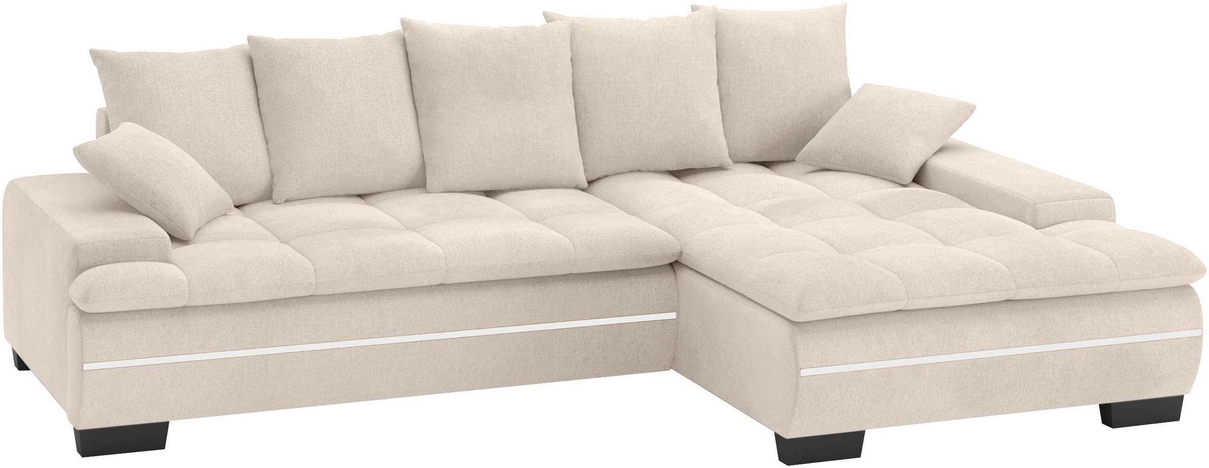 Mr. Couch Ecksofa »Haiti II, L-Form«, RGB-LED Beleuchtung, Kaltschaum, wahl günstig online kaufen