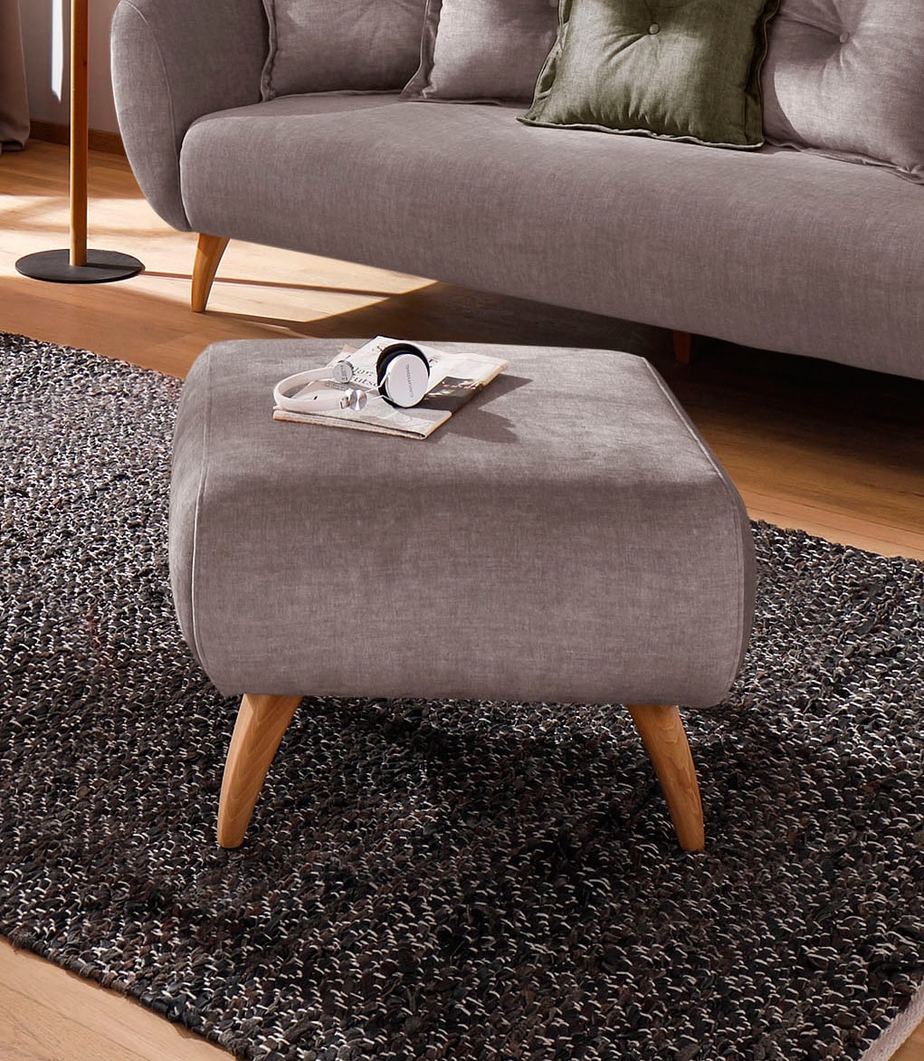 Home affaire Hocker »Baggio«, mit Holzfüßen
