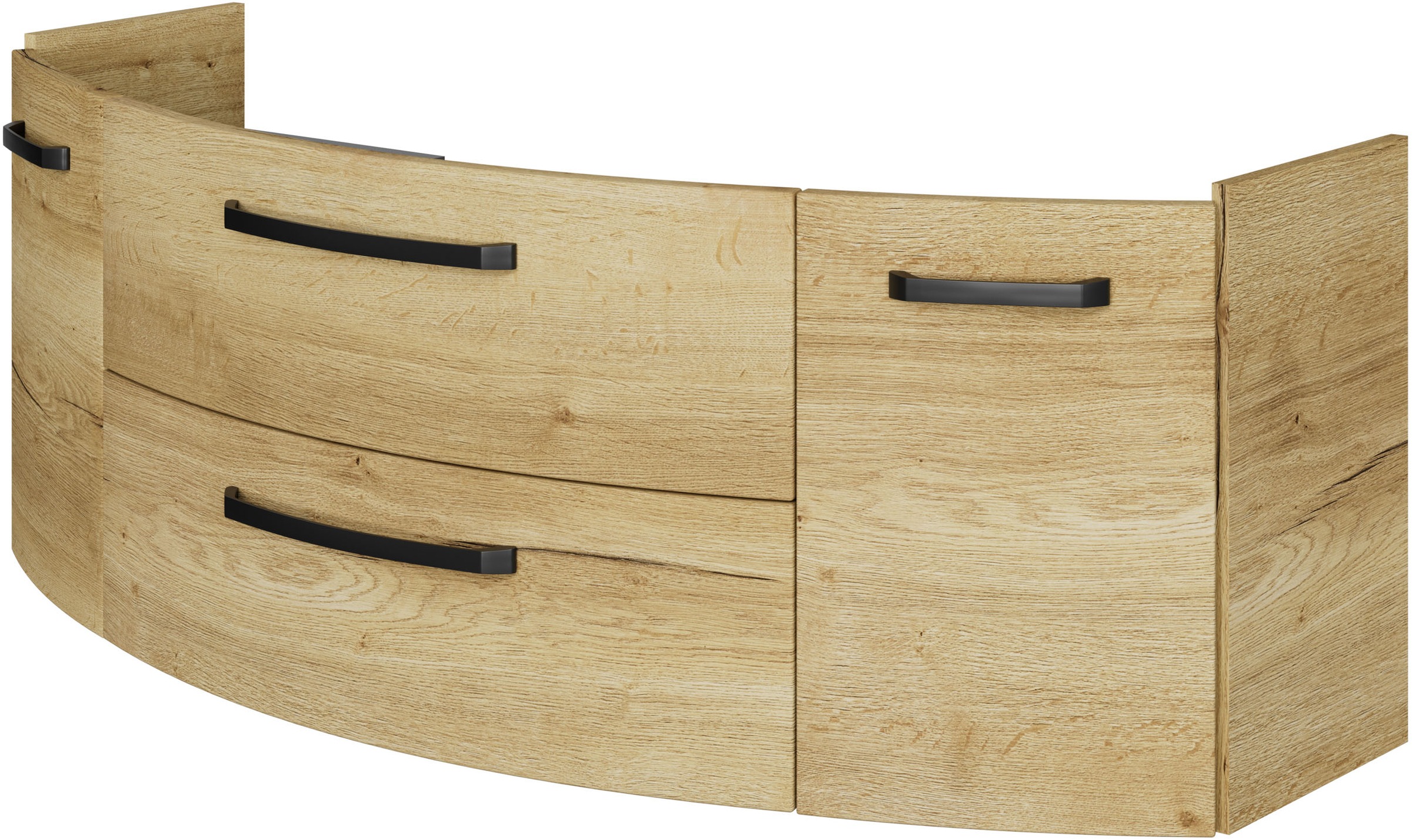 Saphir Badmöbel-Set »Serie 4010 2-teilig Keramik-Waschtisch mit LED-Spiegelschrank«, (Set), Badezimmer Set 144 cm breit, inkl. Türdämpfer, 5 Türen, 2 Schubladen
