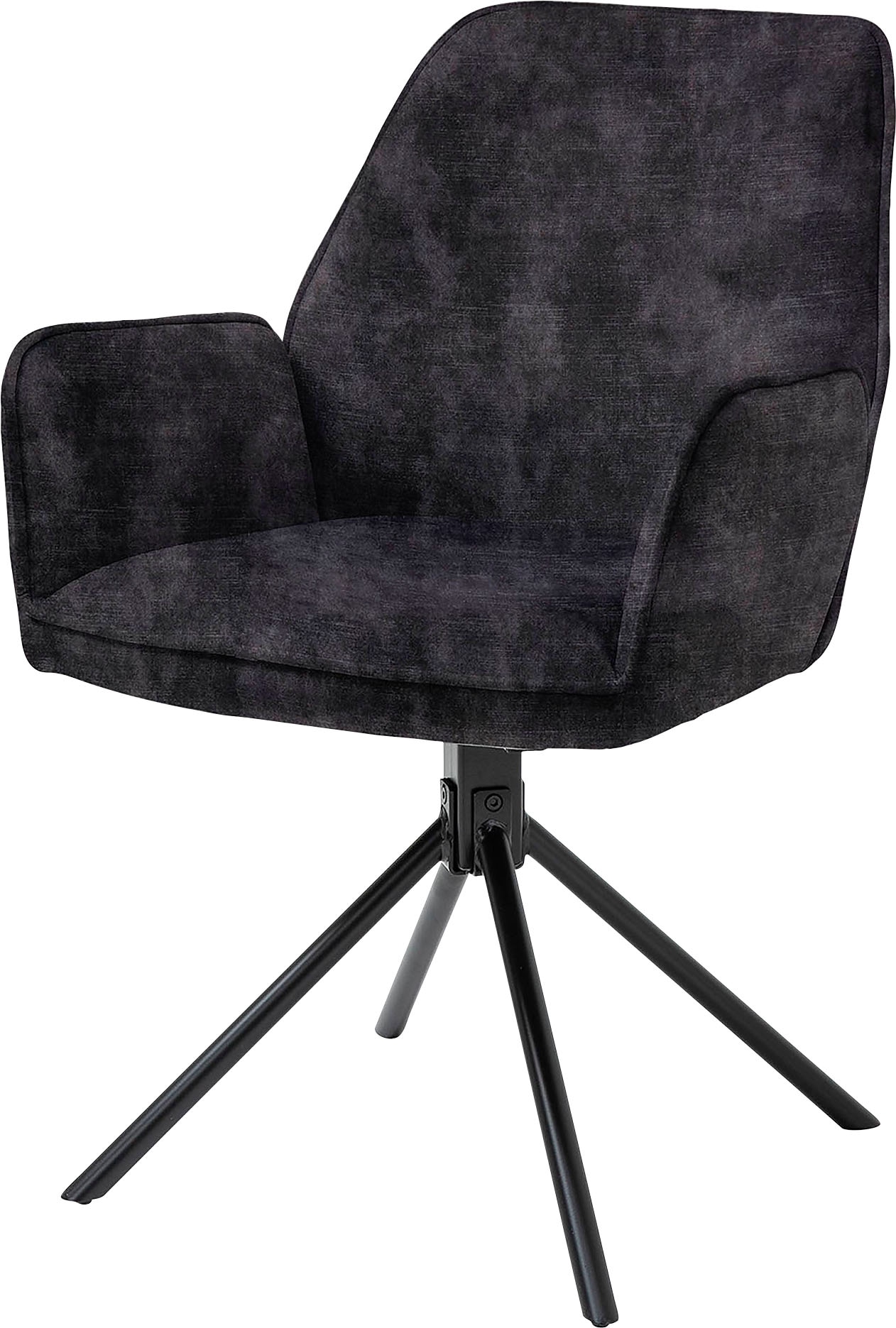 byLIVING Esszimmerstuhl »Blair«, (Set), 2 St., Samtstoff Velvet, 2er-Set, 360 Grad drehbar, gemütlicher Sessel, verschiedenen Stoffe