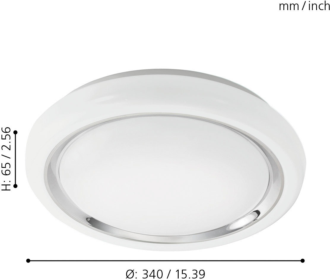 EGLO Deckenleuchte »CAPASSO«, 1 flammig, Leuchtmittel LED-Board   LED fest günstig online kaufen