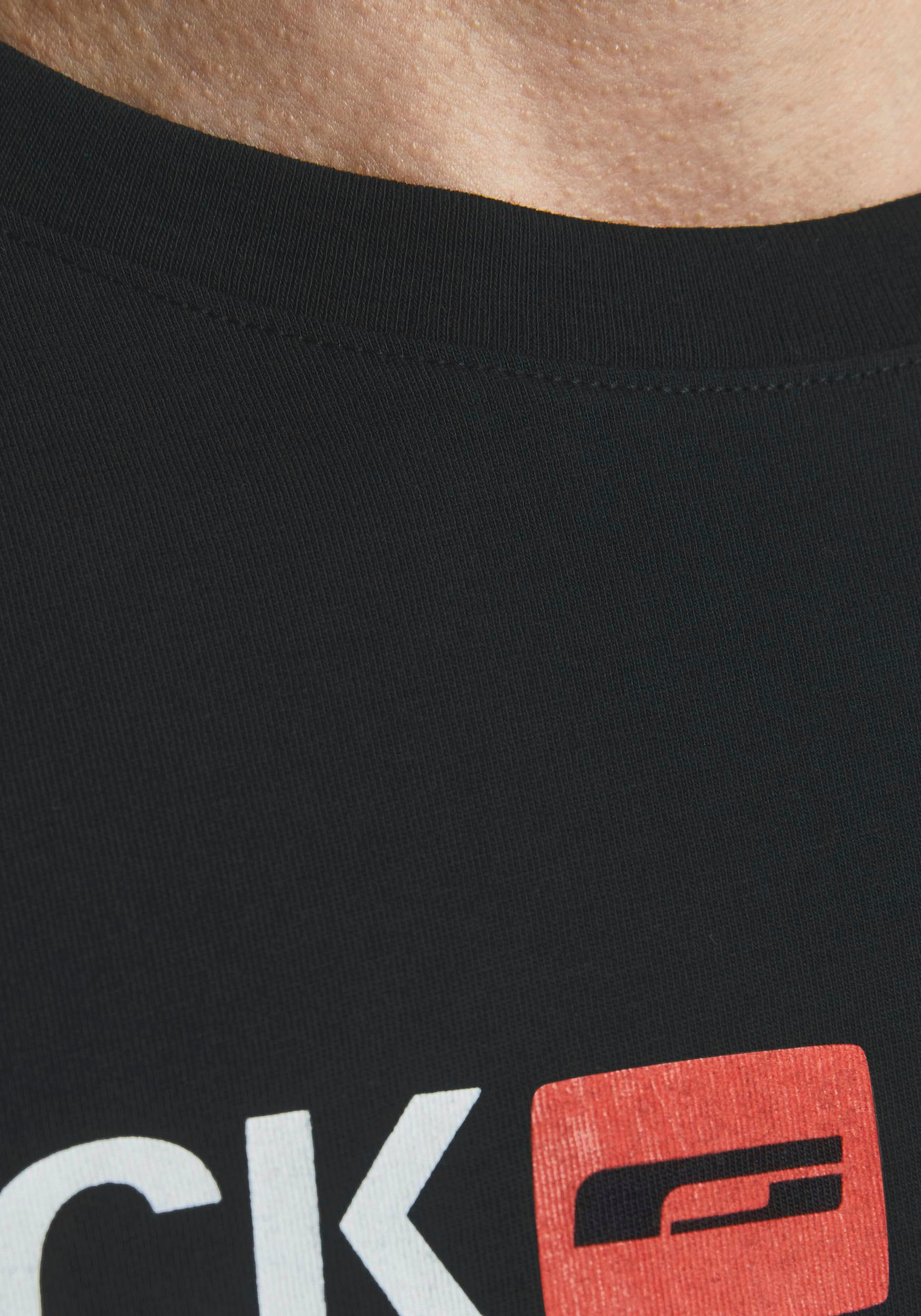 Jack & Jones T-Shirt »JJECORP   mit Print, vielseitig kombinierbar für den Alltag« Logodruck, modisch, regular fit, Baumwolle, Rundhals
