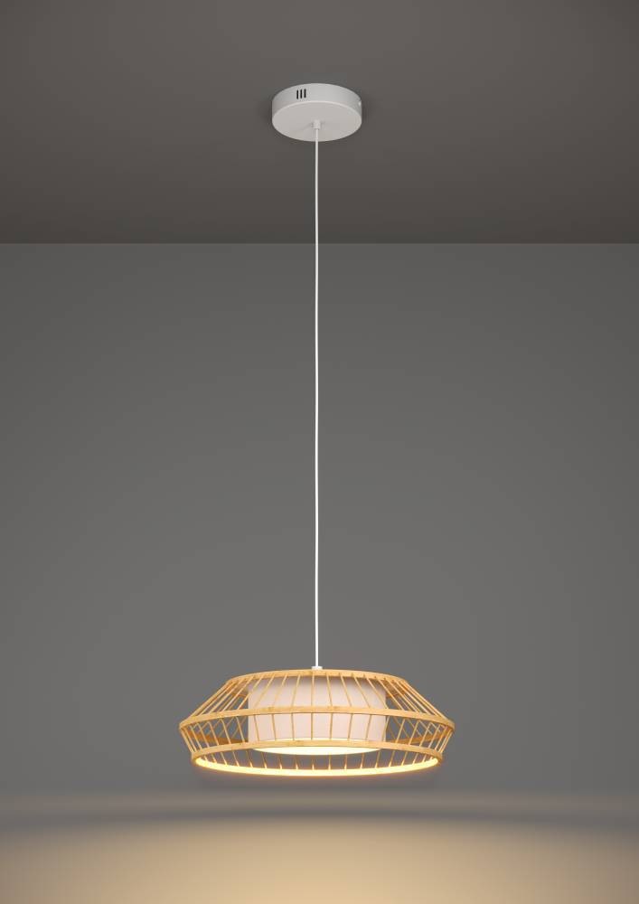 EGLO Hängeleuchte »YUKU-Z«, 1 flammig, Leuchtmittel LED-Modul | LED fest integriert, Hängelampe, ZigBee, App und Sprachsteuerung Alexa, RGB, dimmbar