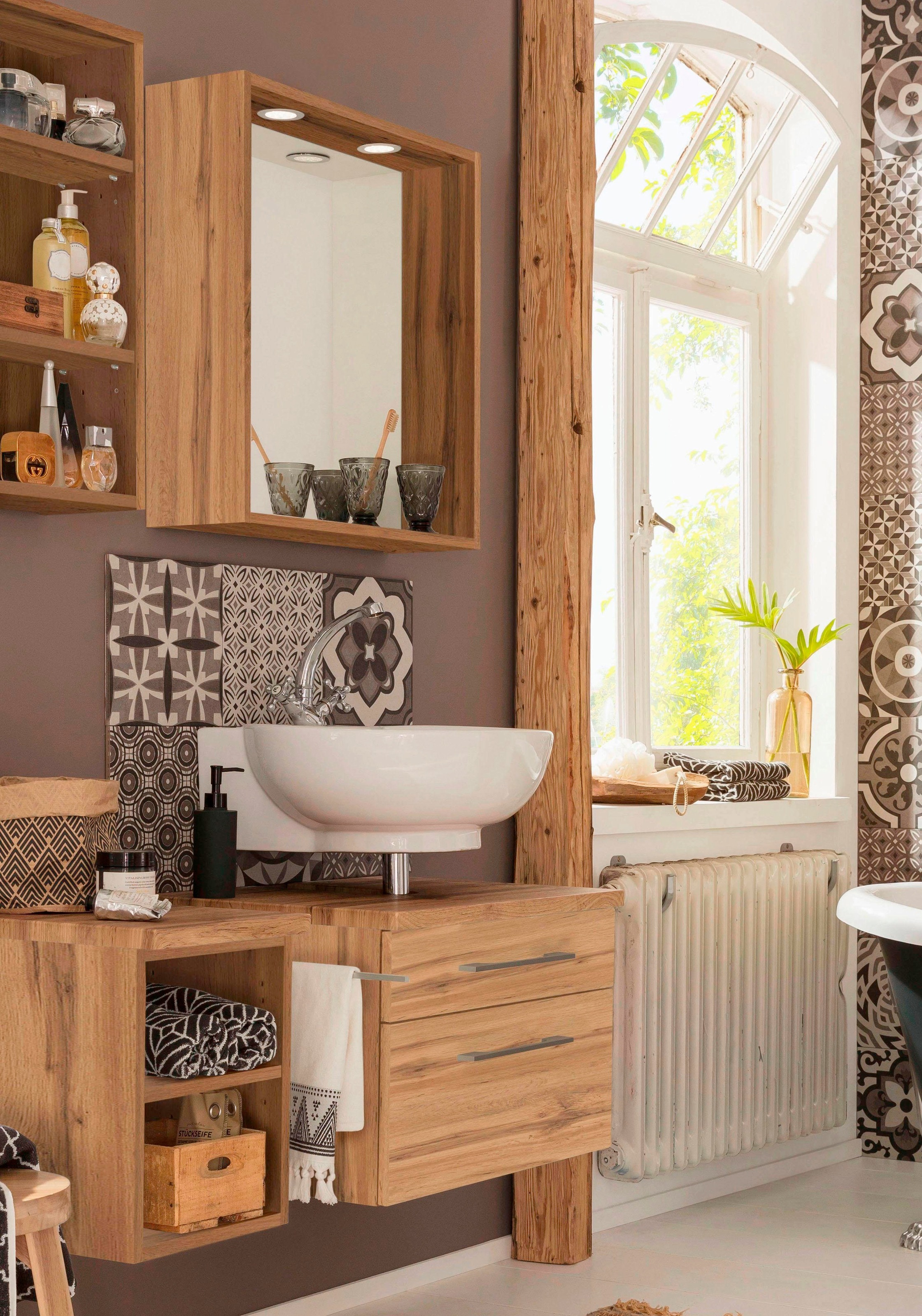 welltime Badmöbel-Set »Davos« 2 Stk. tlg. günstig online kaufen