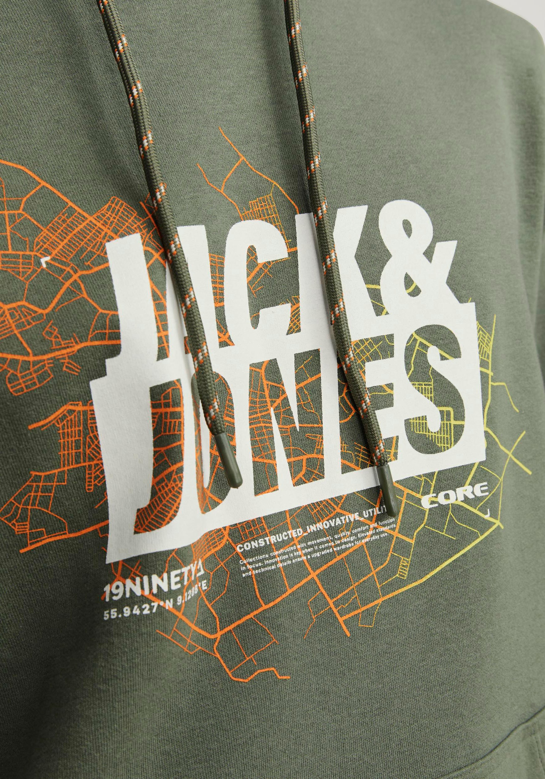 Jack & Jones Kapuzensweatshirt »JCOMAP LOGO SWEAT HOOD SN«