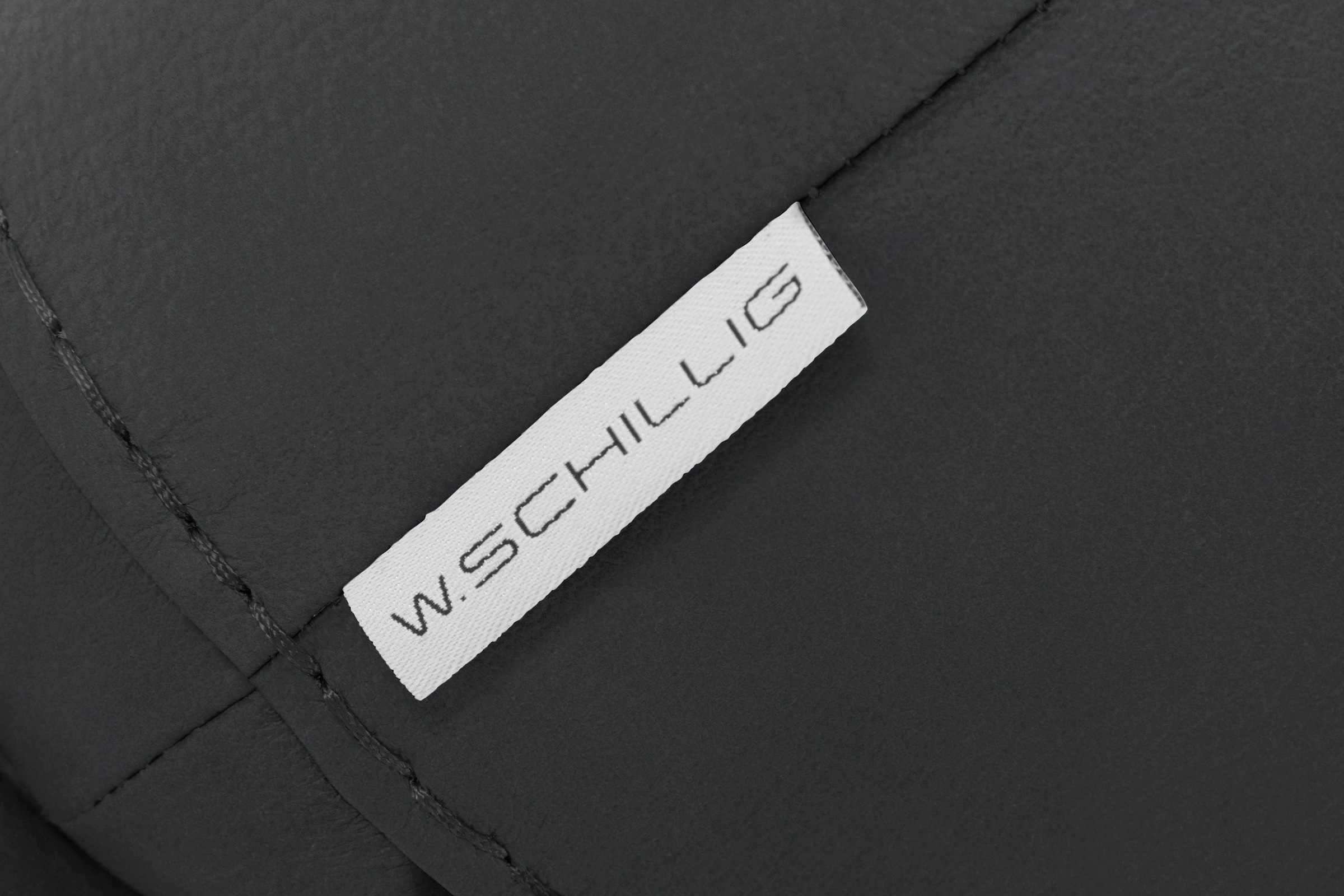 W.SCHILLIG Hocker »montanaa«, mit Metallkufen in Bronze pulverbeschichtet, Breite 71 cm