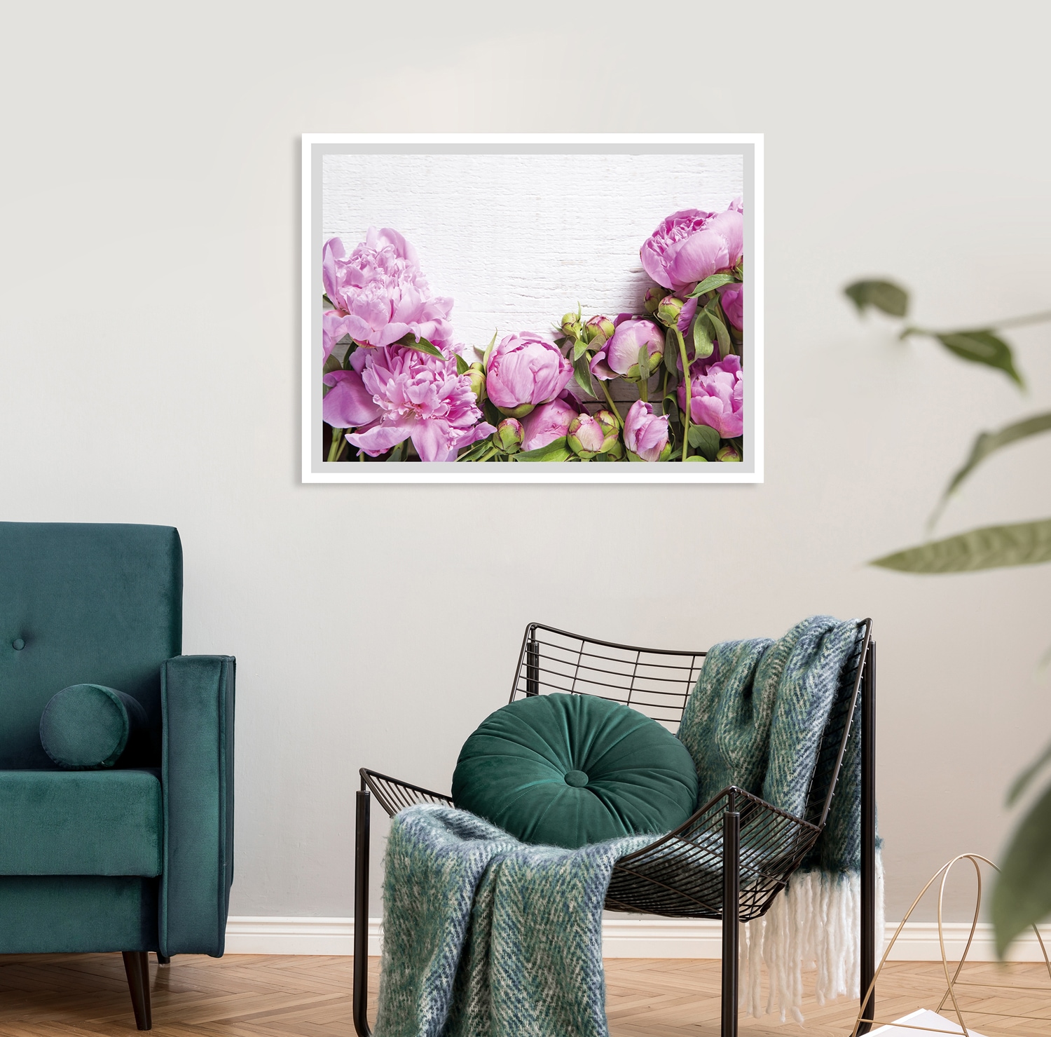 queence Bild "Karen", Blumen, Rosen, gerahmt günstig online kaufen