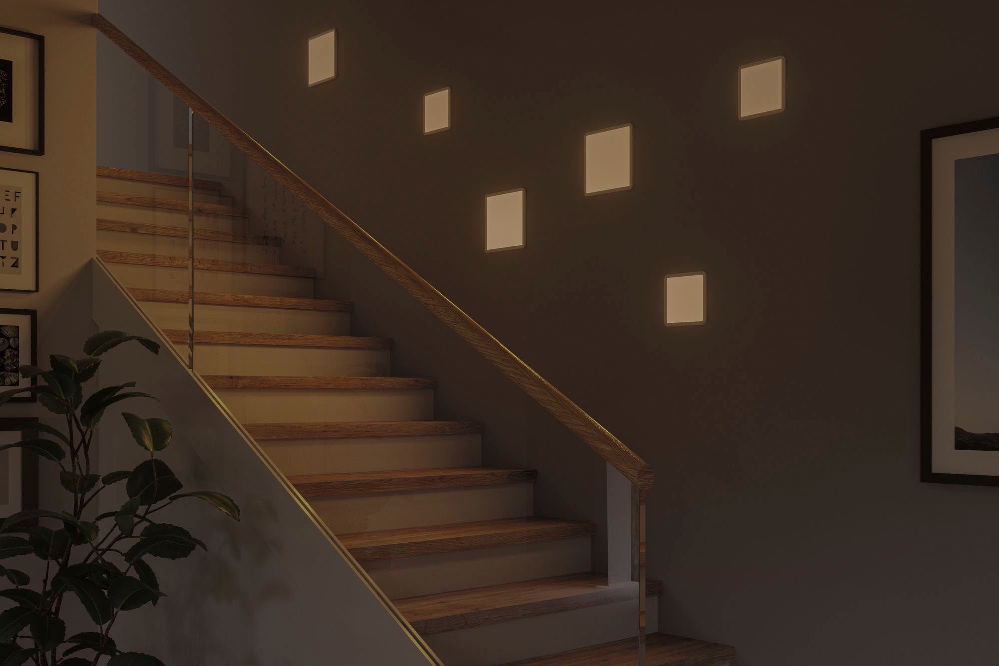 Paulmann LED Bad-Einbauleuchte »Areo«, Schutzart IP44, 3-Stufen-dimmbar, Gr. 17,5 x 17,5 cm, inkl. LED Leuchtmittel