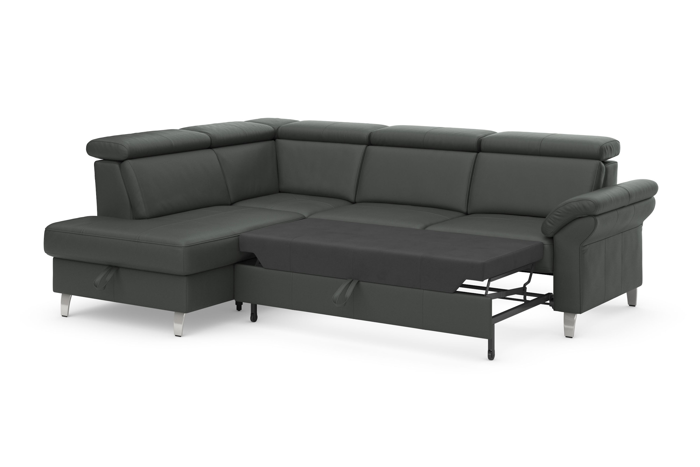 sit&more Ecksofa, inklusive Kopfteilverstellung, wahlweise mit Bettfunktion und Bettkasten