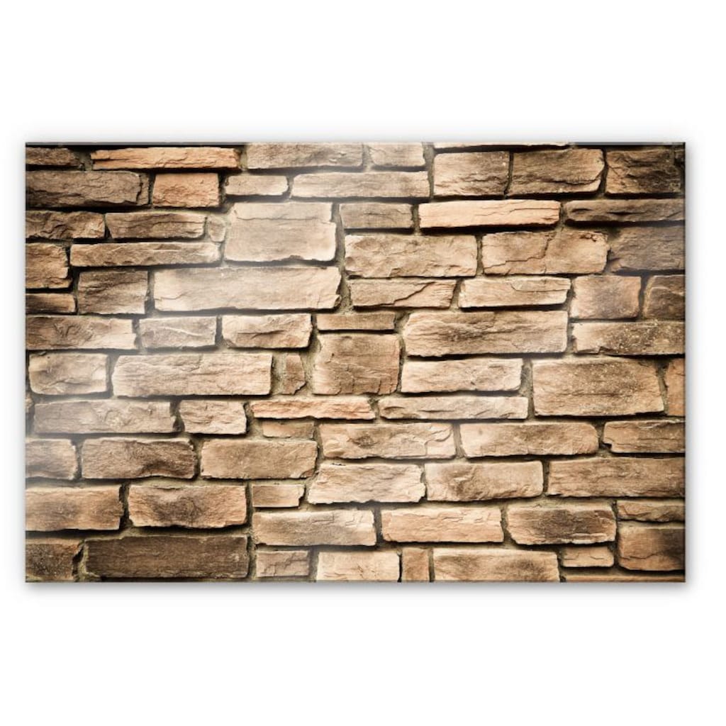 Wall-Art Küchenrückwand »Steinoptik Italien Stein Mauer«, (1 tlg.)