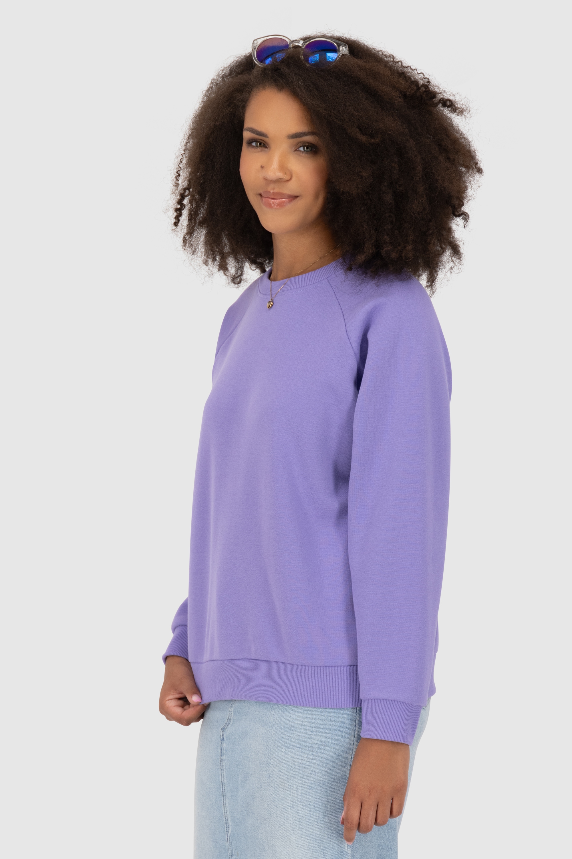 Alife & Kickin Kapuzensweatshirt »Damen NeaAK A«, Basic Pullover mit Rundhalsausschnitt in Oversize Schnittform