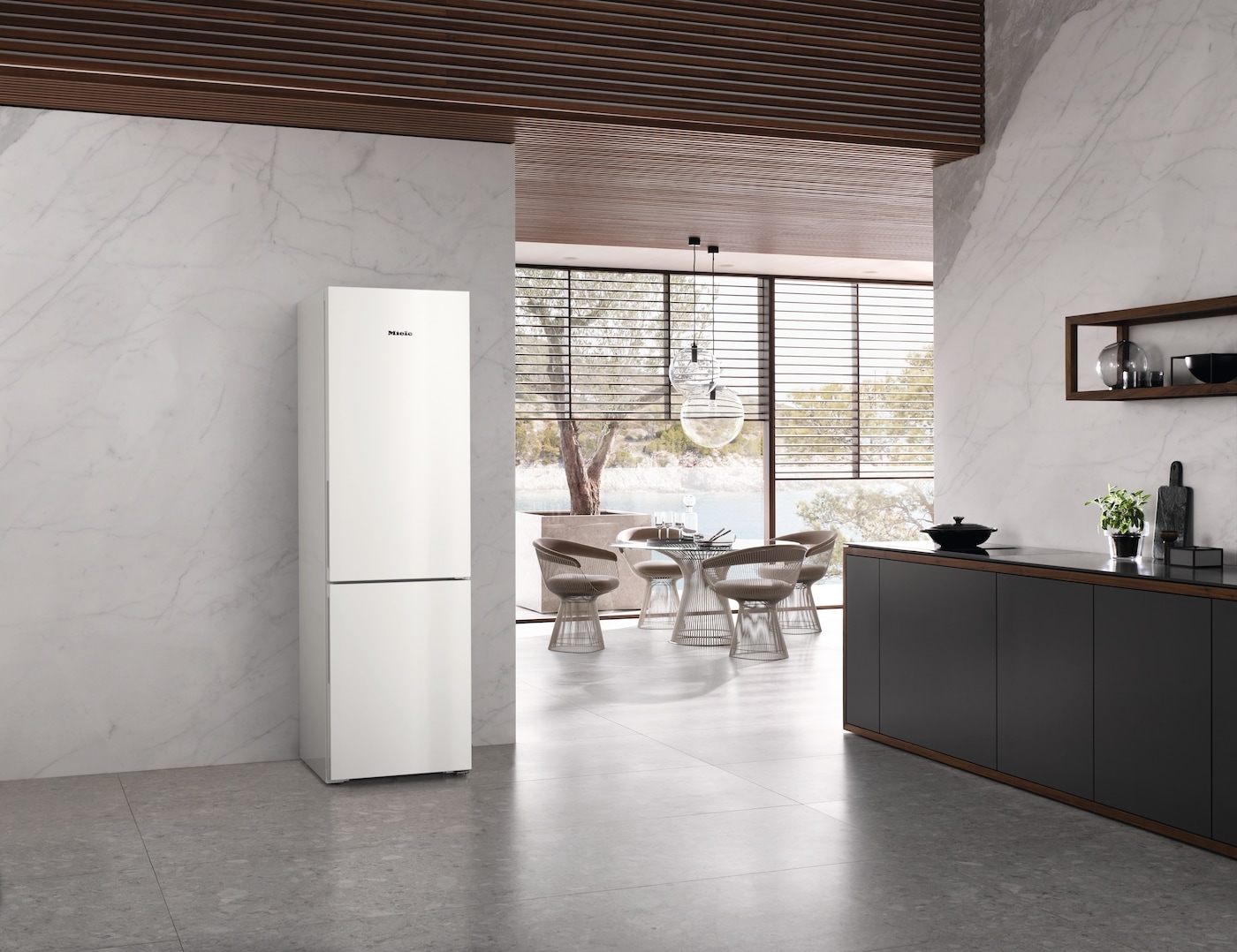 Miele Kühl-/Gefrierkombination »KFN 4395 AD« 201,5 cm hoch 59,7 cm breit