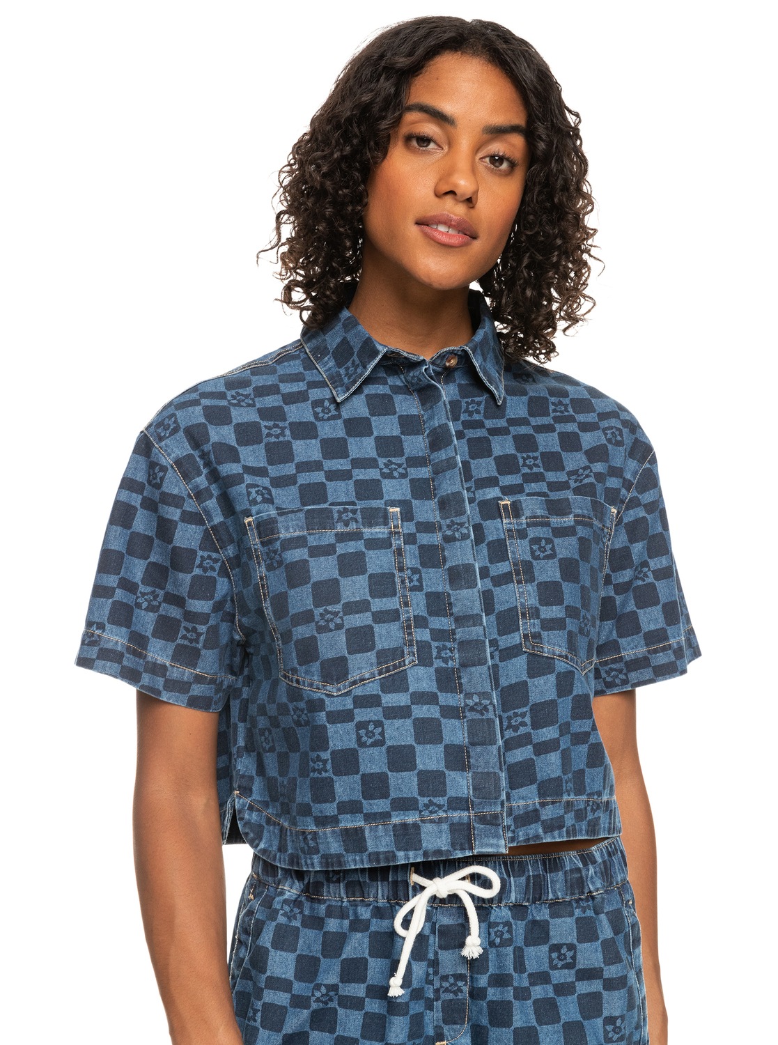 Roxy Jeanshemd »Blue Wave Club Printed«