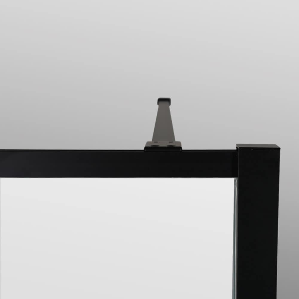 welltime Walk-in-Dusche »Black Blocks Clear«