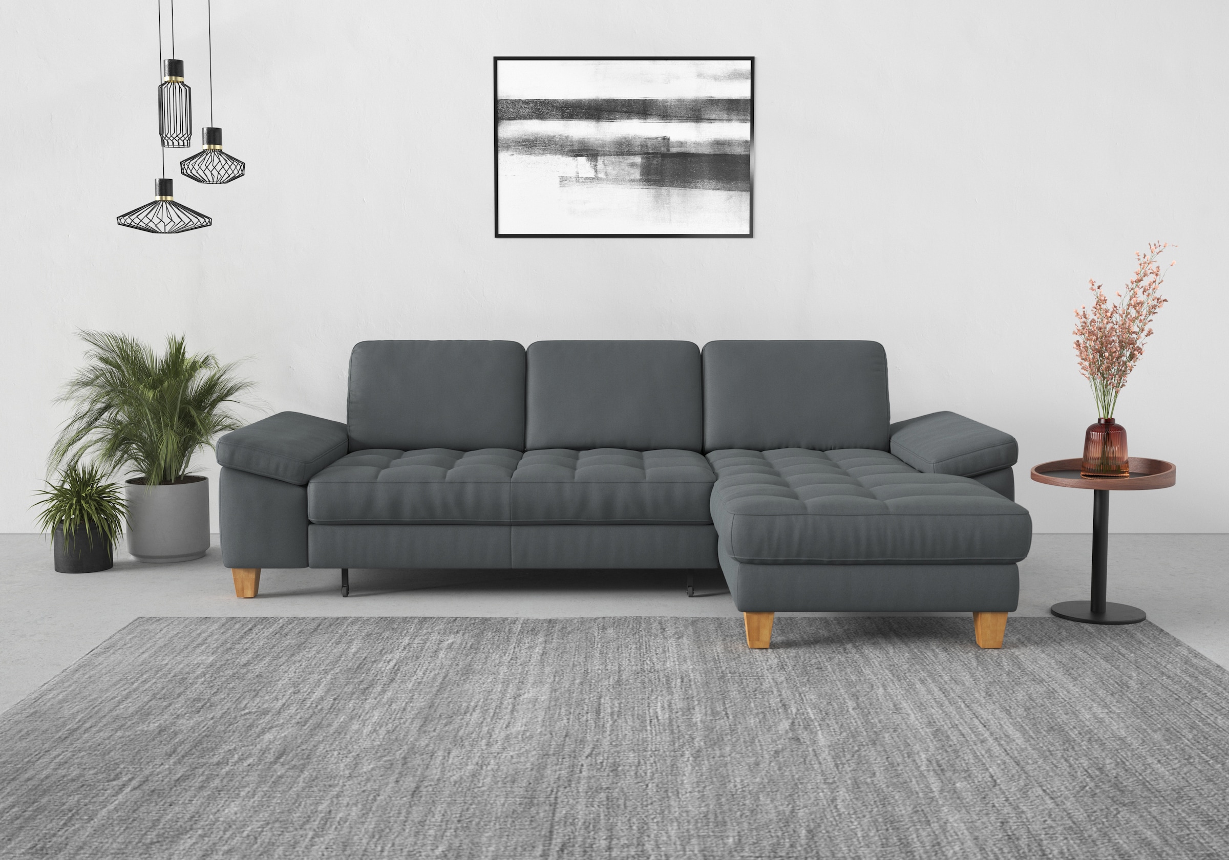 sit&more Ecksofa »Westham L-Form«, mit Recamiere, mit oder ohne Bettfunktio günstig online kaufen