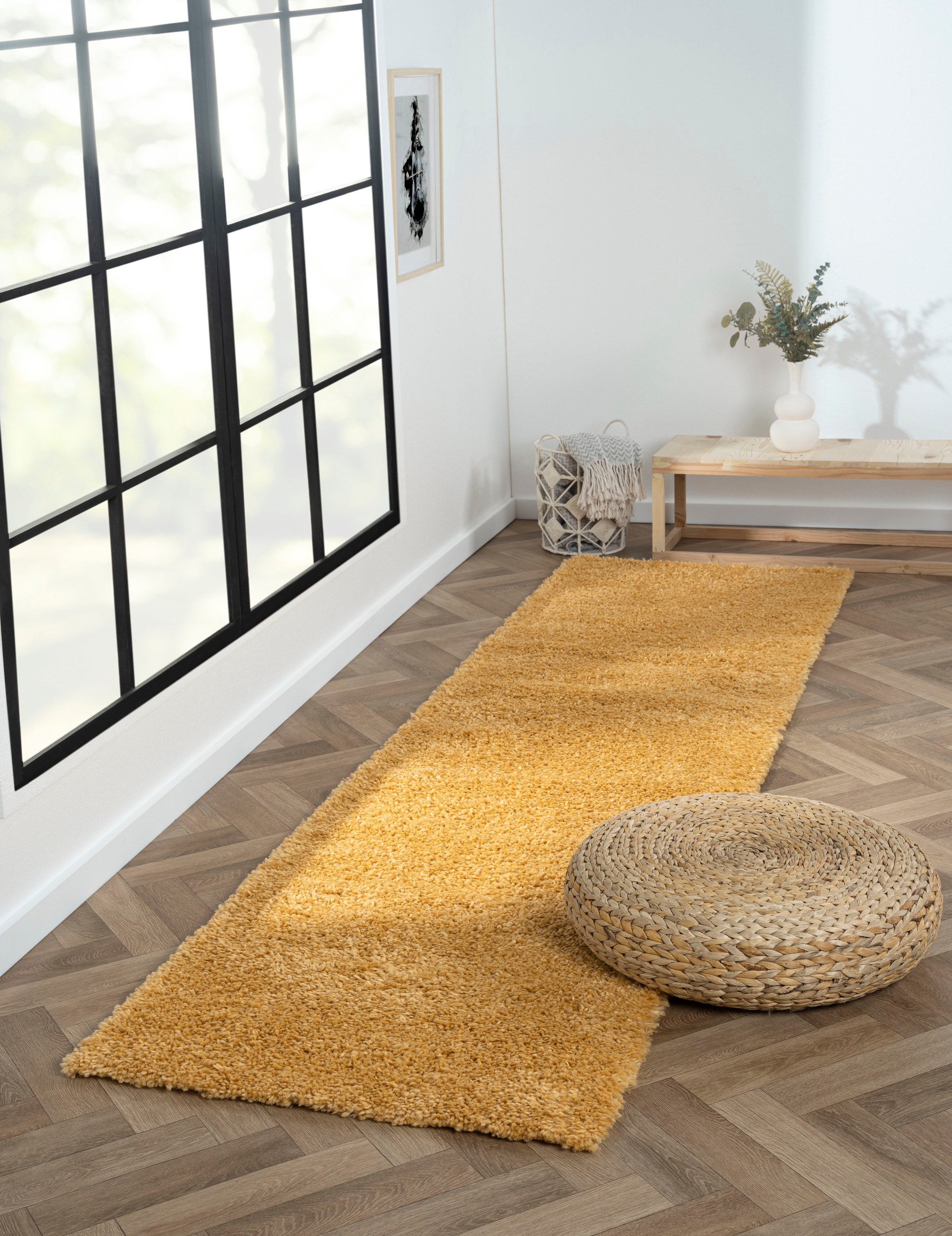 Myflair Möbel & Accessoires Hochflor-Läufer »My Shaggy«, rechteckig, 37 mm günstig online kaufen