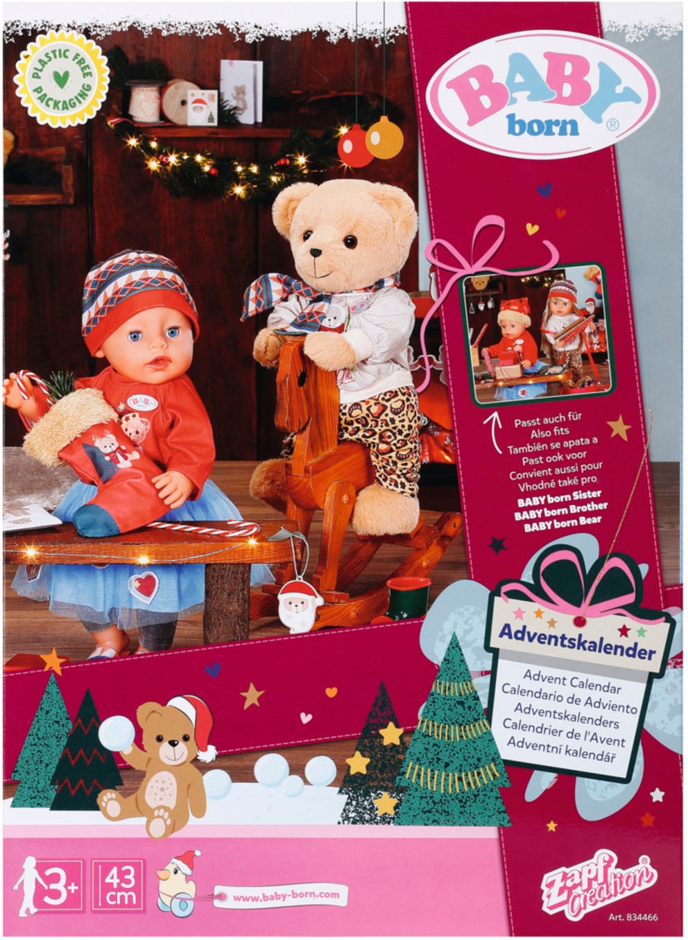 Baby Born Spielzeug-Adventskalender »Baby Born®«, ab 3 Jahren