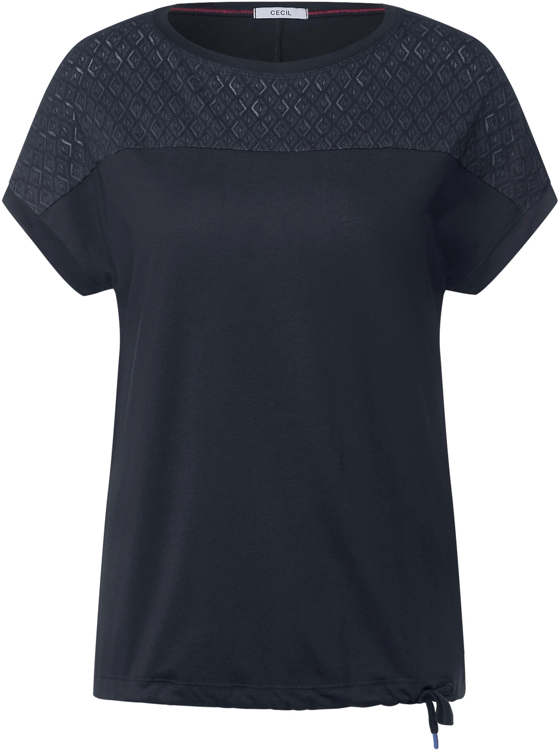 Cecil Blusenshirt, mit dekorativem Ausbrenner-Muster kaufen | T-Shirts