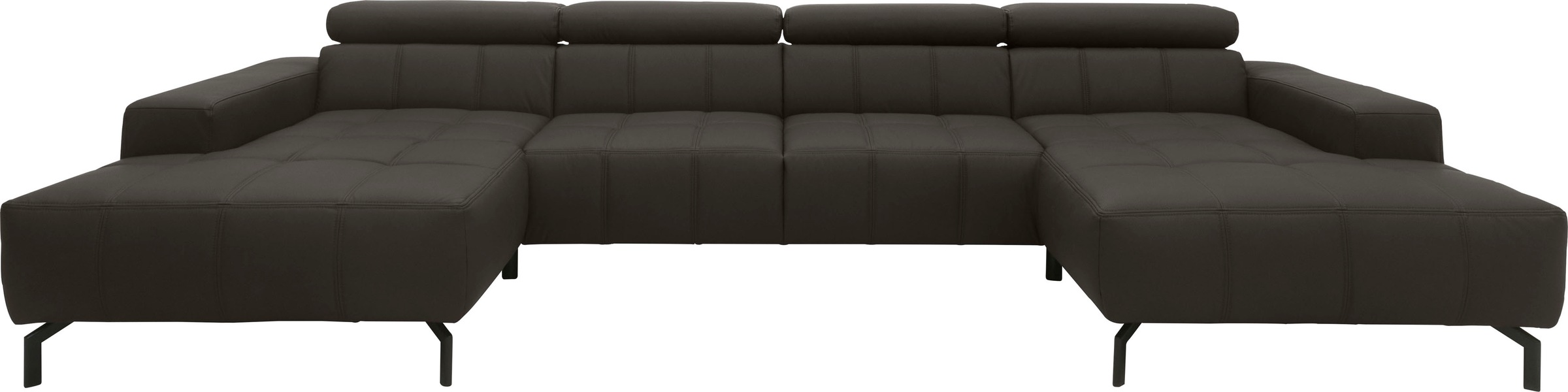DOMO collection Wohnlandschaft »Cunelli tolle Sitznähte als Designelement, günstig online kaufen