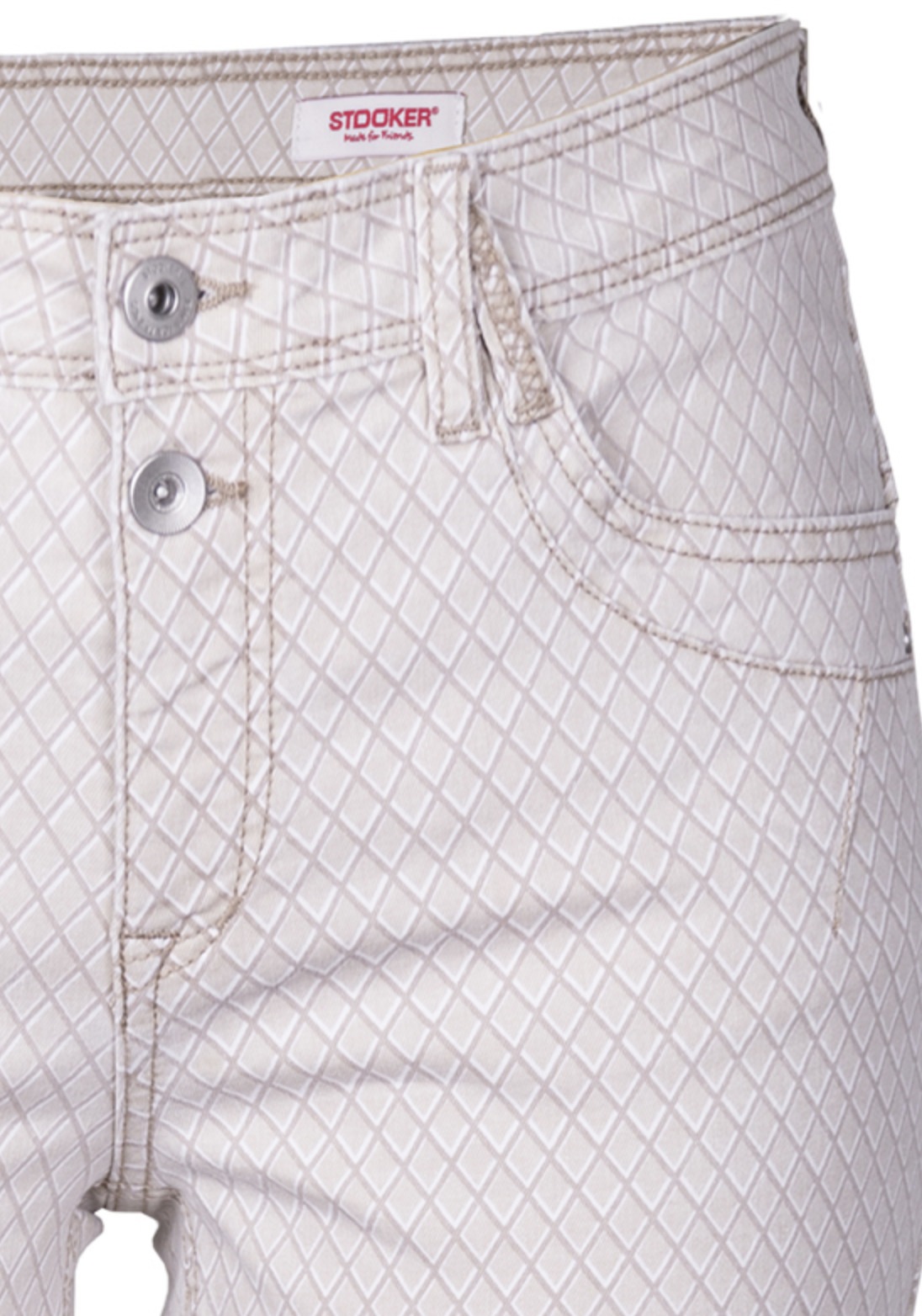 STOOKER WOMEN 7/8-Jeans »LIMA Boyfriend Fit Capri« Boyfriend Fit Casual Twill Capri Hose für Damen