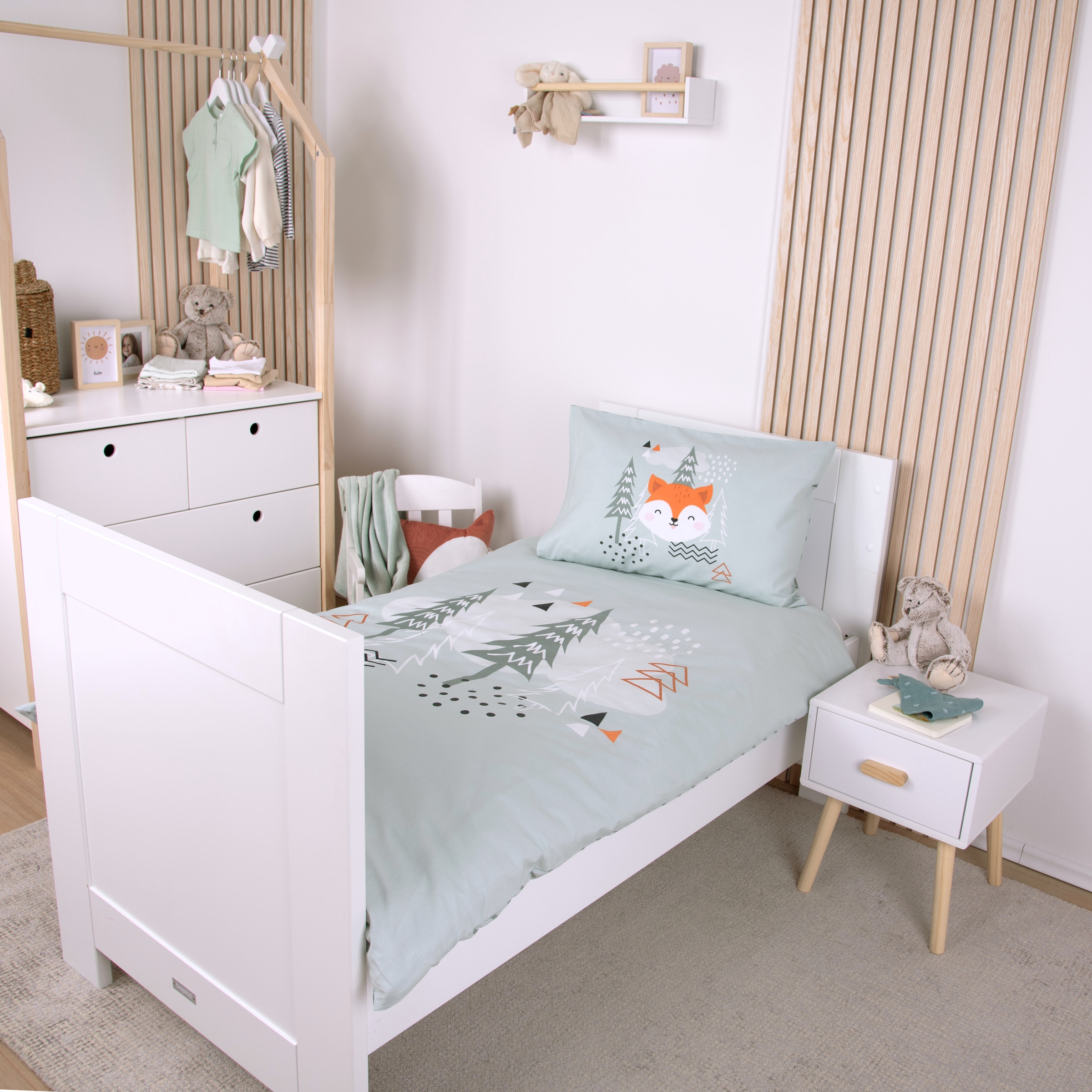 Baby Best Wendebettwäsche »babybest Nordic Forest« 2 Stk. tlg.