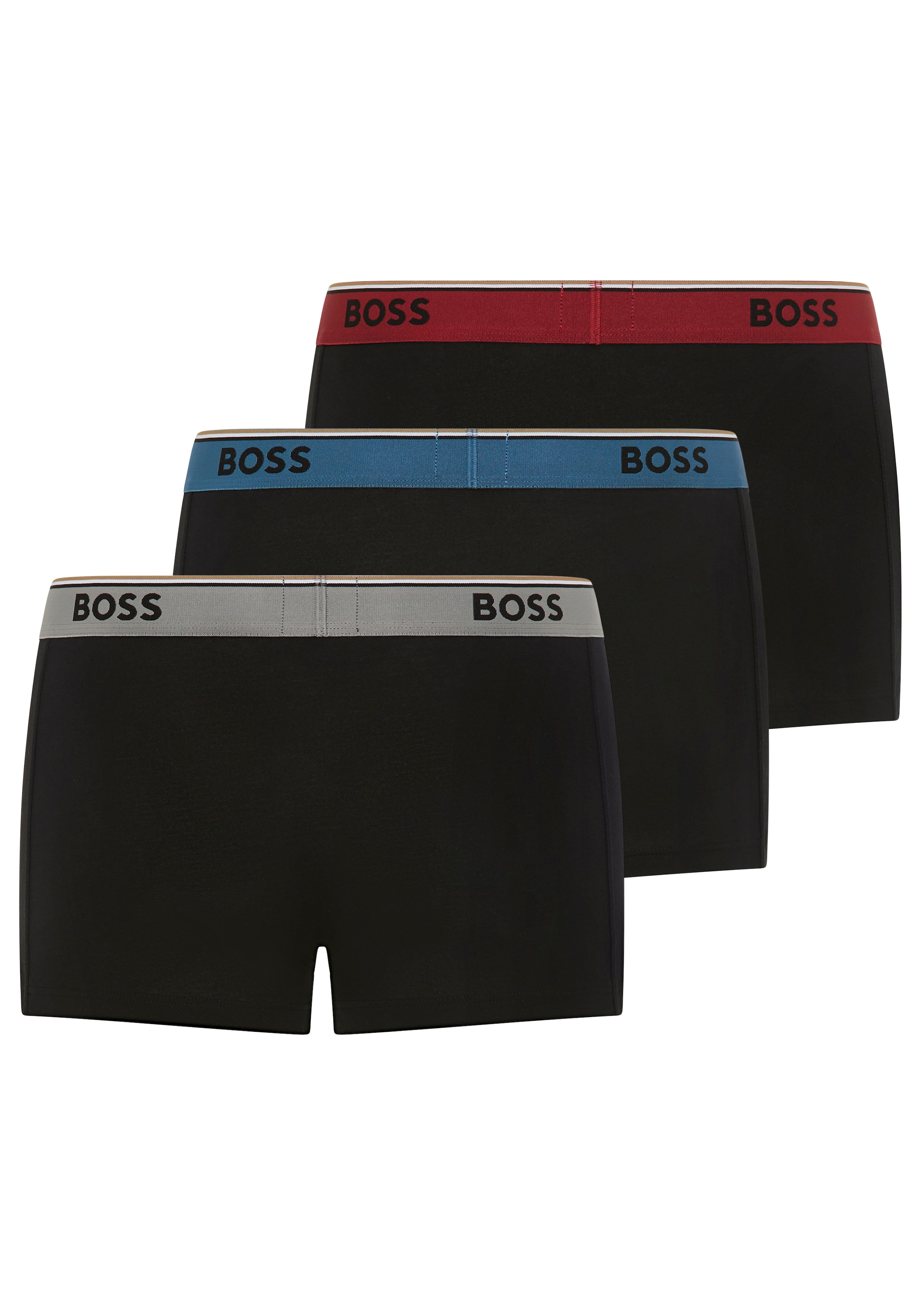 BOSS Trunk »3P Power«, (Packung, 3 St.), mit BOSS Schriftzug auf dem Bund