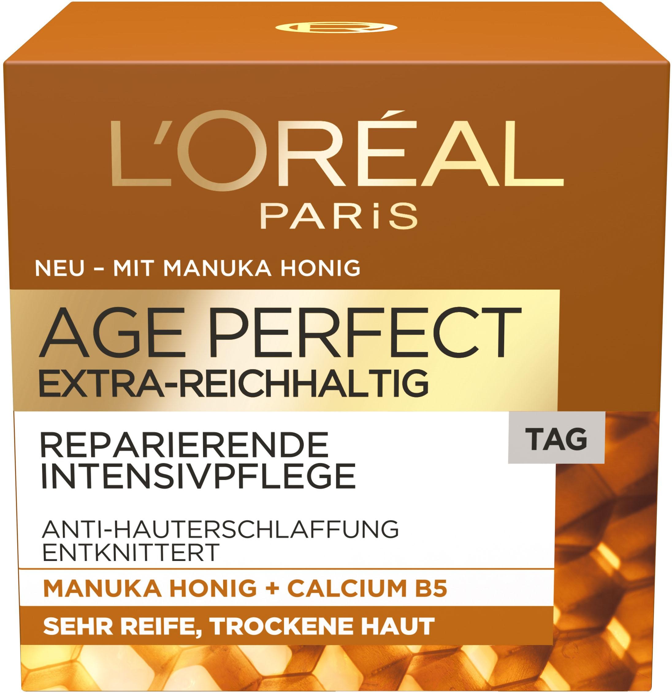 L'ORÉAL PARIS Tagescreme »AGE PERFECT EXTRA-REICHHALTIG« mit Manuka Honig, reparierende-intensivpflege Tag