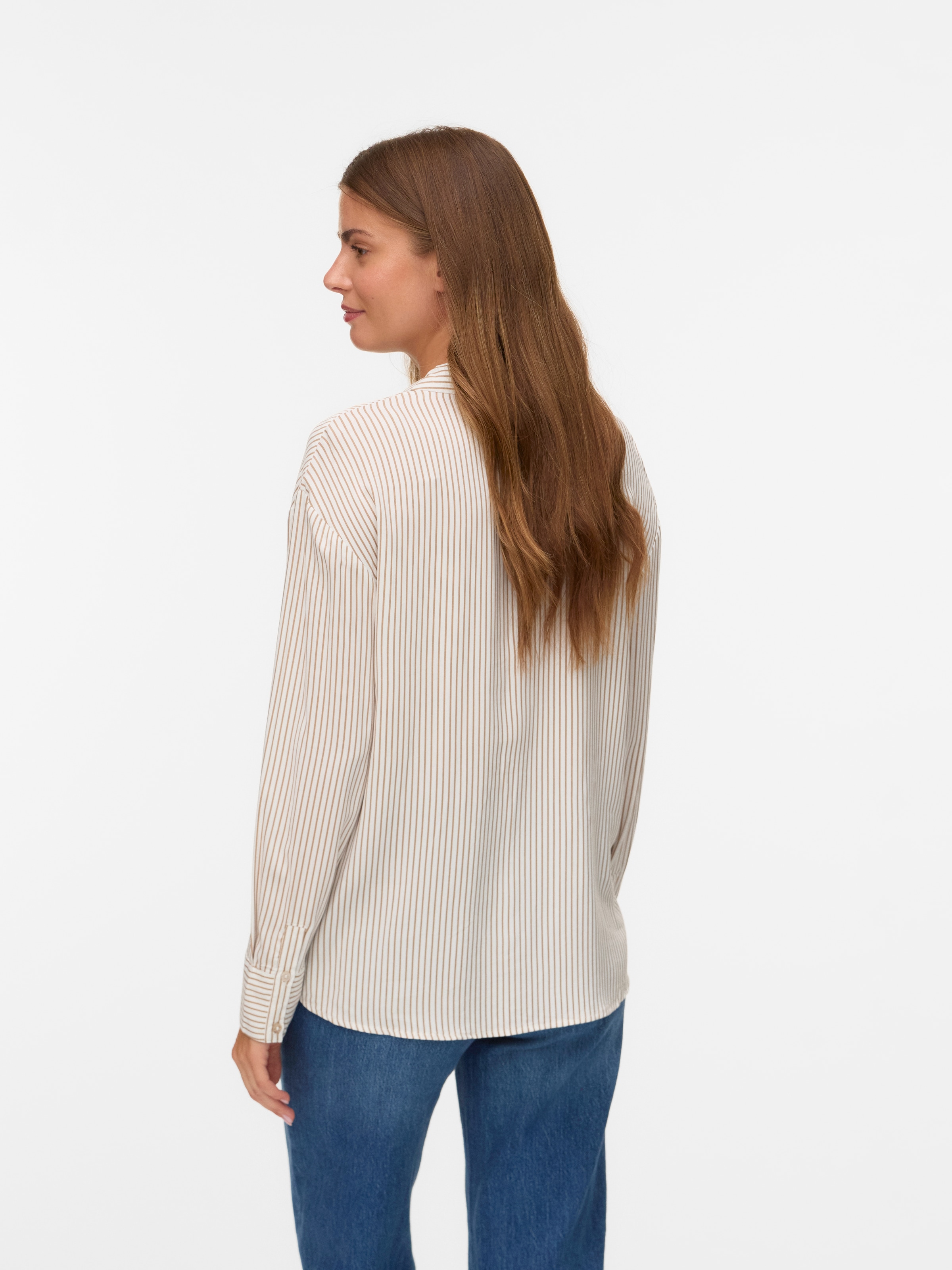 Vero Moda Langarmbluse »VMALICE LS SHIRT WVN GA NOOS«