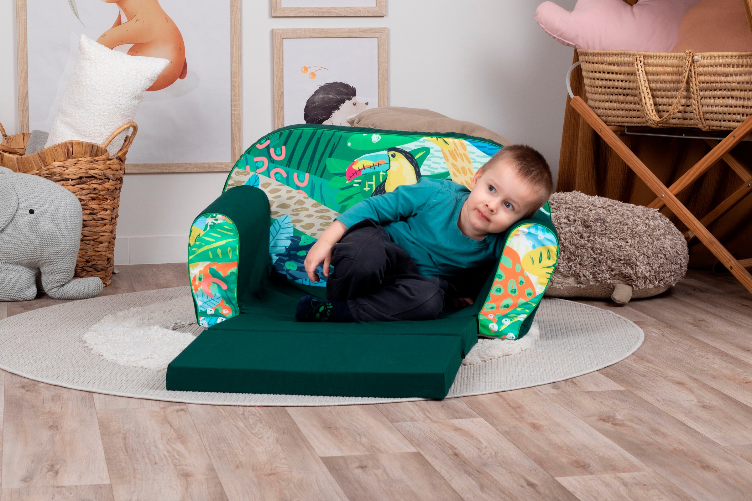Knorrtoys® Sofa »Jungle animal«, für Kinder; Made in Europe