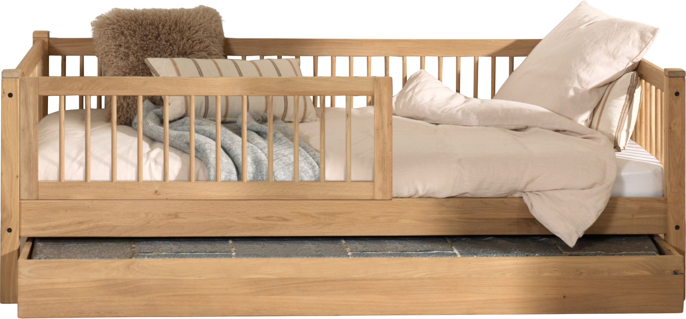 Home affaire Daybett »Forrest 90/200 aus massiver Eiche, Oberfläche geölt, günstig online kaufen