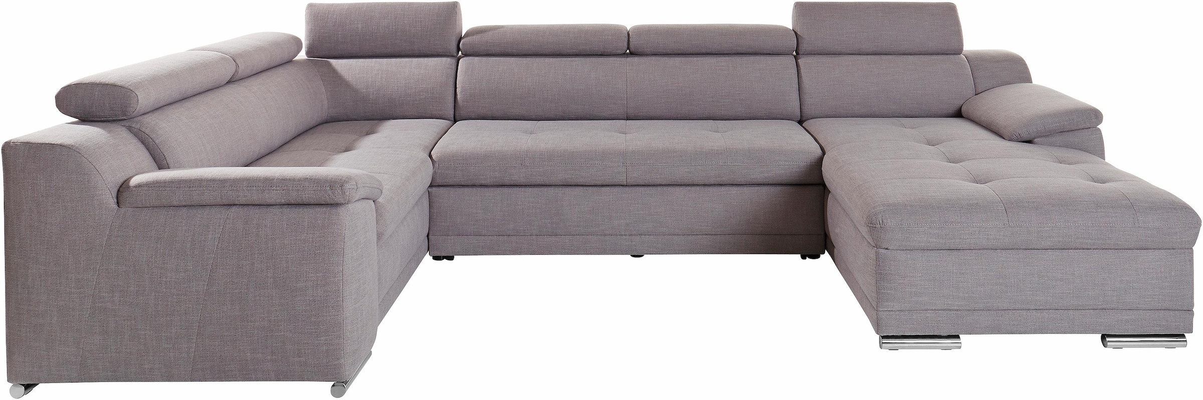 sit&more Wohnlandschaft »Top Andiamo U-Form«, mit Kopfteilverstellung, wahlweise mit Bettfunktion
