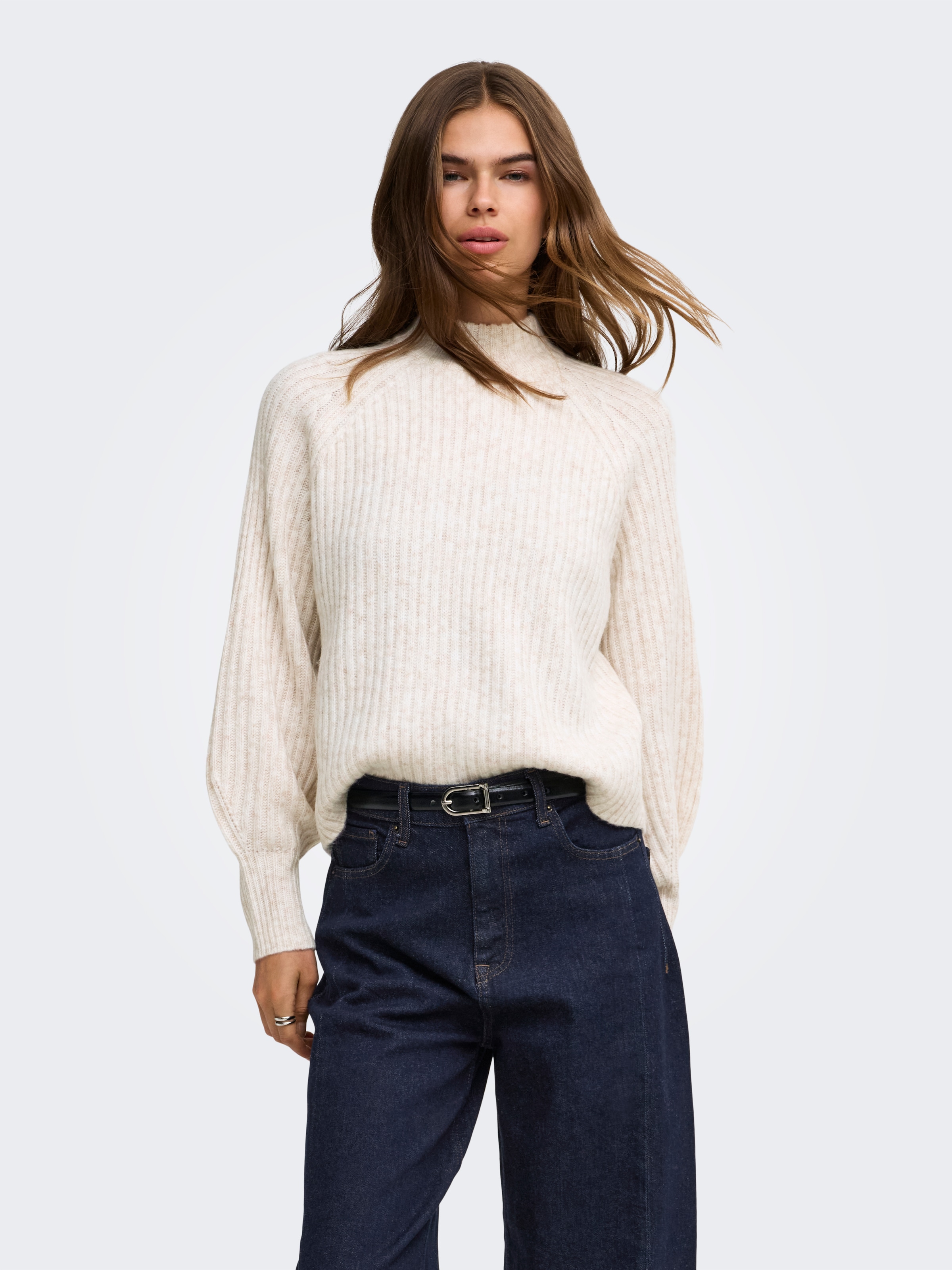 ONLY Strickpullover »ONLKALIBU L/S PULLOVER KNT NOOS« Kunstfaser, regular fit