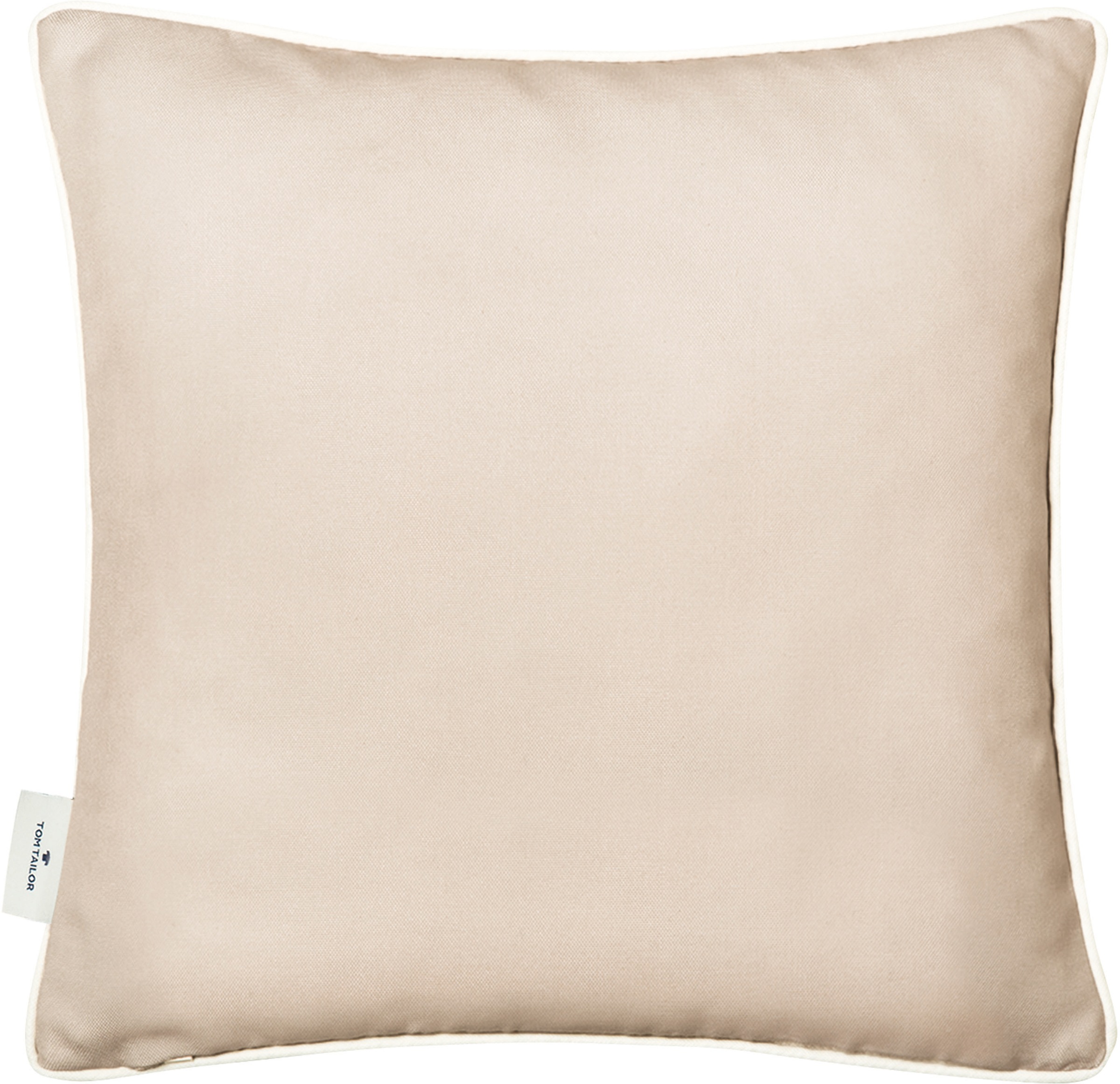 TOM TAILOR HOME Dekokissen »Dove Signature«, mit Paspel, Kissenhülle ohne F günstig online kaufen