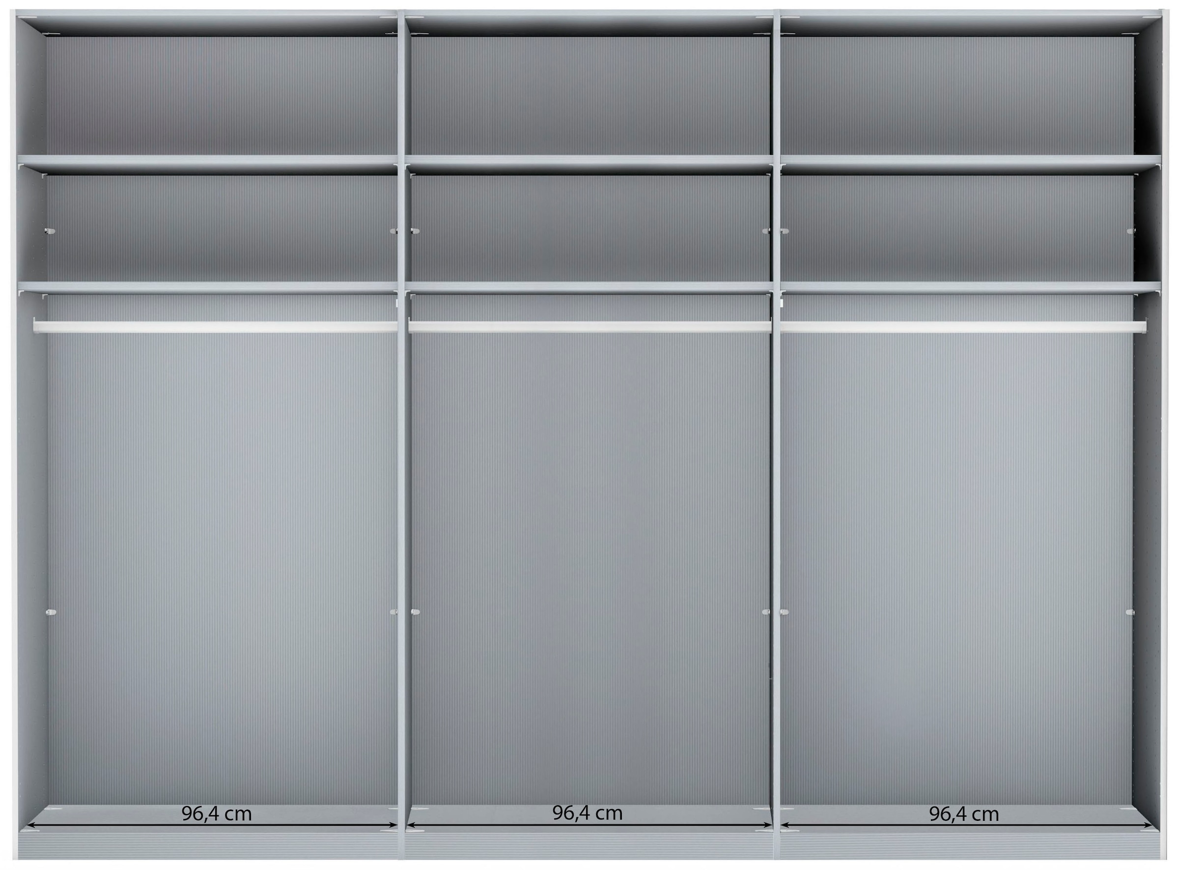 WIEMANN Schwebetürenschrank »Monaco« hochwertige Beschläge
