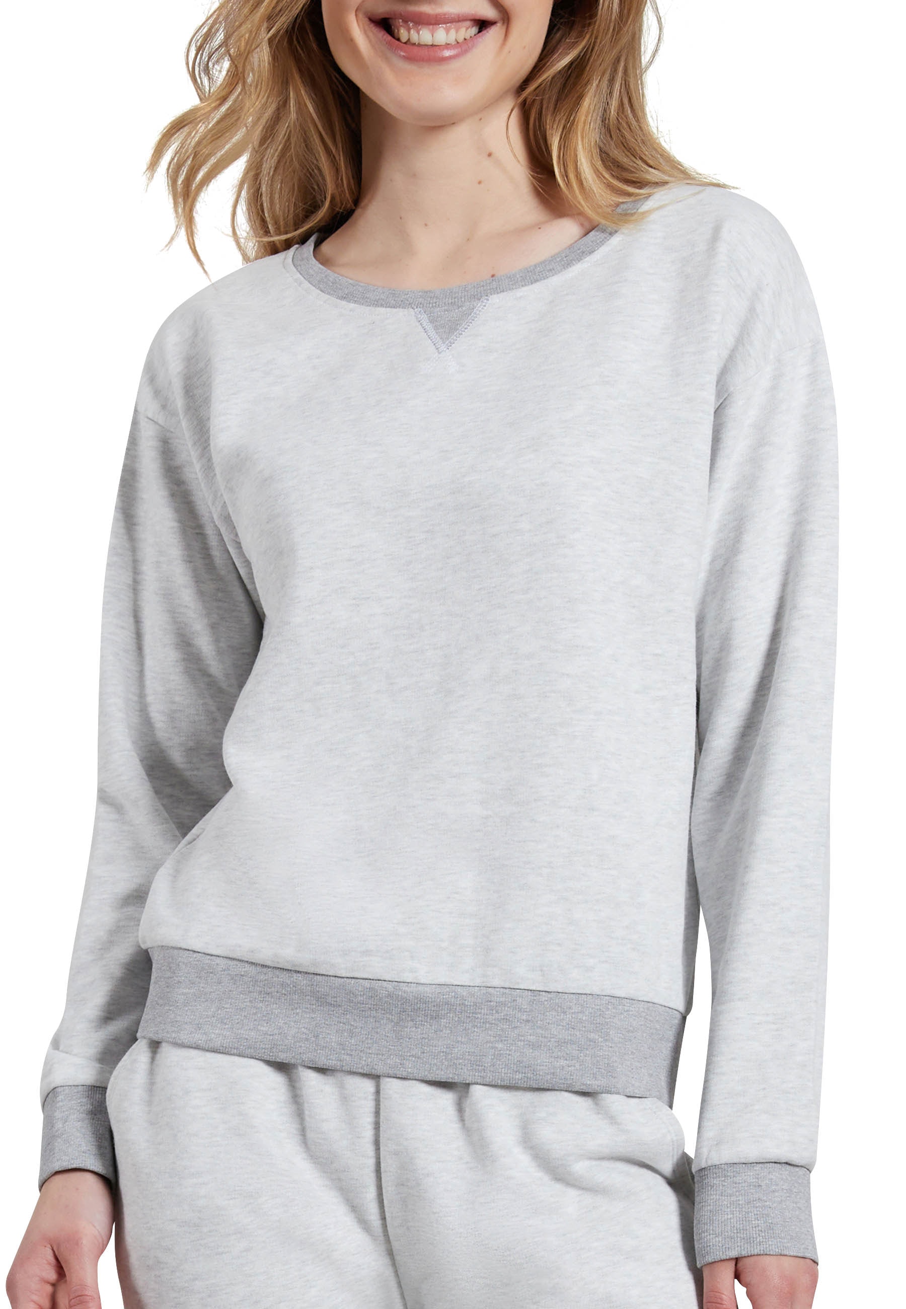 Tom Tailor Sweatshirt »Manila«, Bequem, Leicht, Weich, Baumwollmix, Langarm, Rundhalsausschnitt