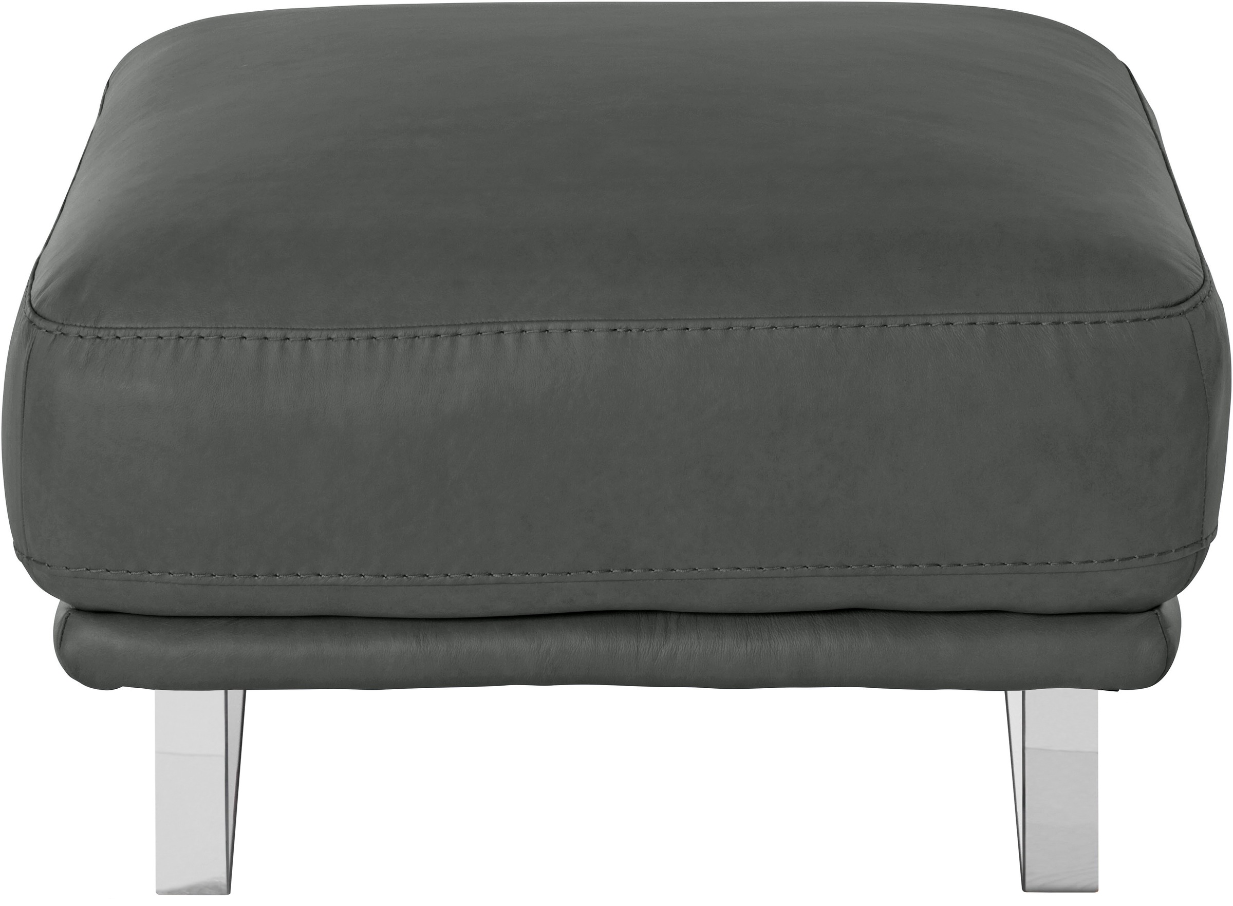 W.SCHILLIG Hocker »montanaa«, mit Metallkufen in Chrom glänzend, Breite 71 cm