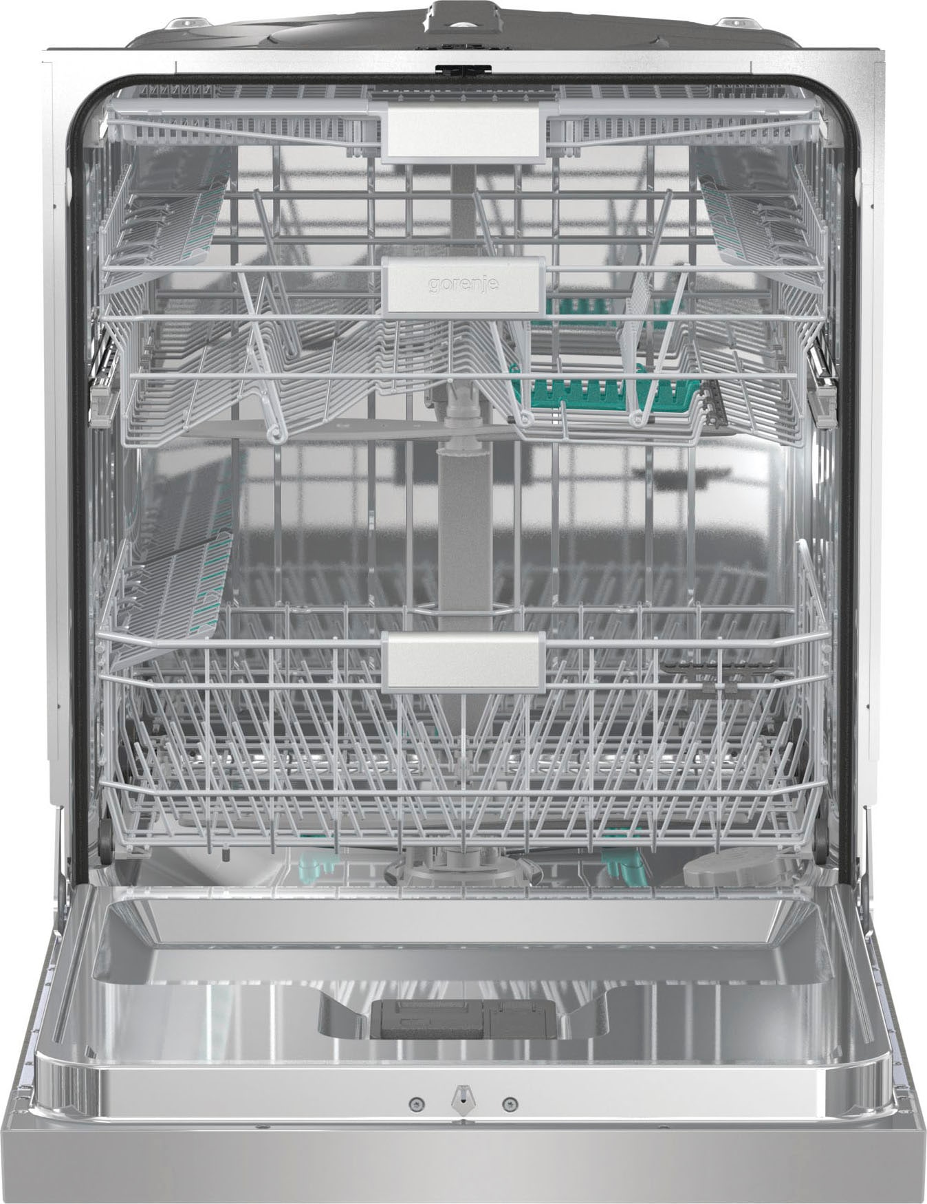 GORENJE Unterbaugeschirrspüler, GU673C60X, 16 Maßgedecke, automatische Türöffnung