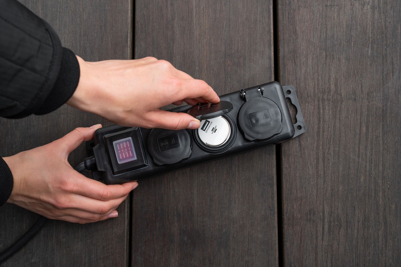 Brennenstuhl Steckdose »Steckdoseneinsatz mit USB«