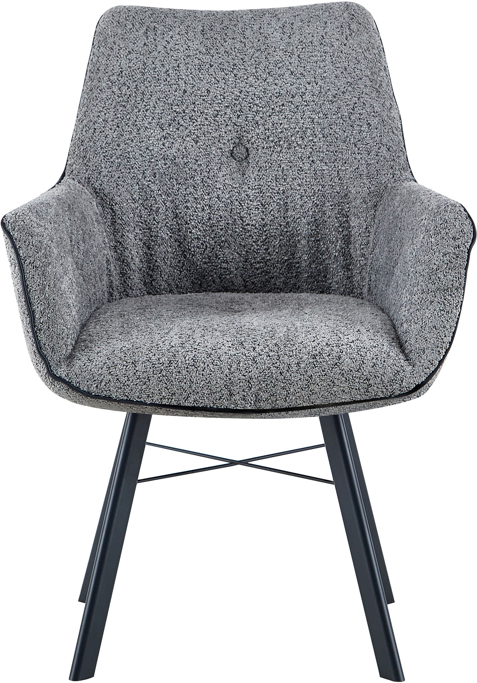 Kayoom Armlehnstuhl »Stuhl Allie 125, mit Armlehne, 180° drehbar, mit Rückholautomatik« () 1 Stk.180°-drehbar mit Auto-Rückholfunktion,einfaches Aufstehen mit Armlehne