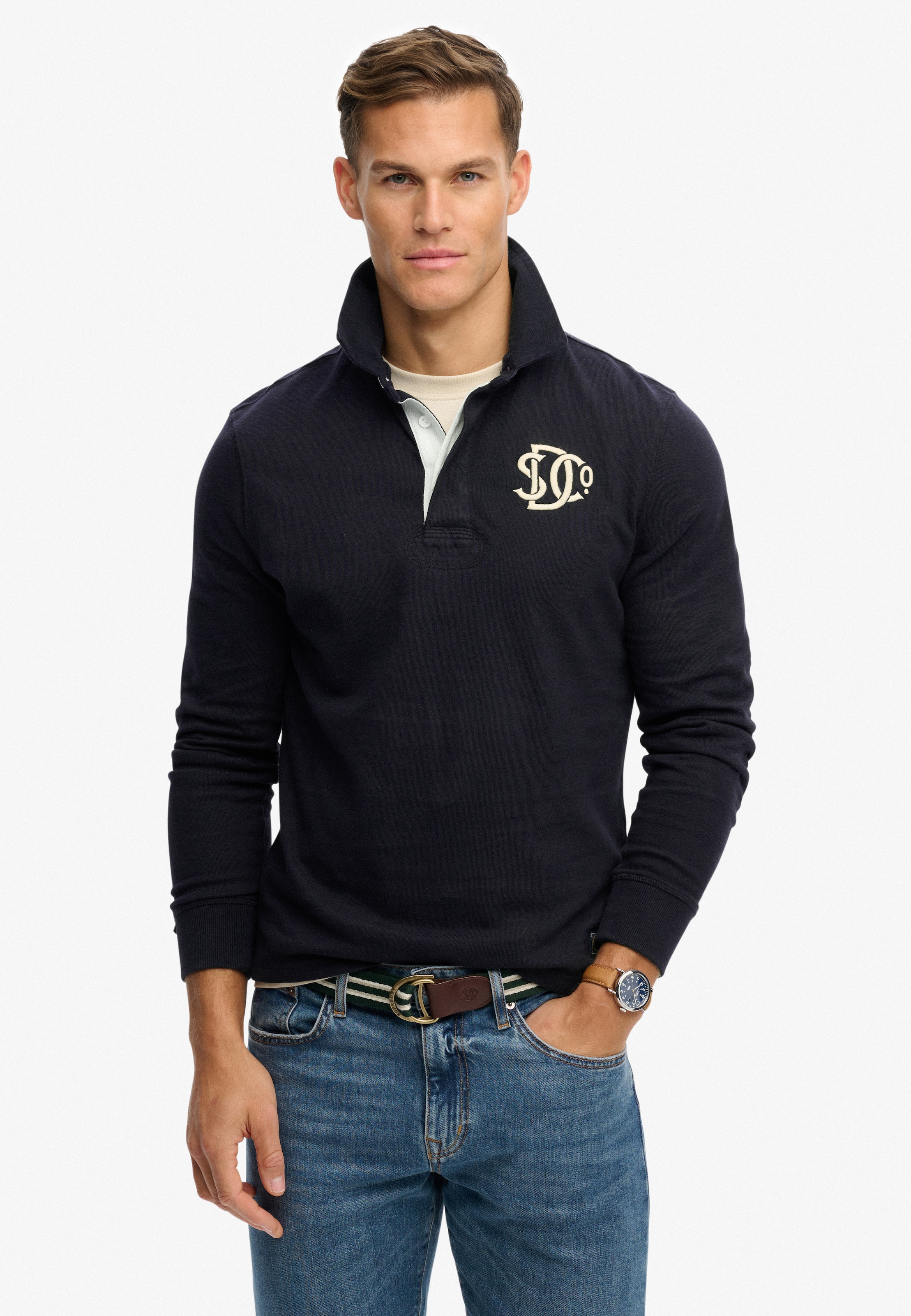 Superdry Langarmshirt »VINTAGE ATHLETIC RUGBY«