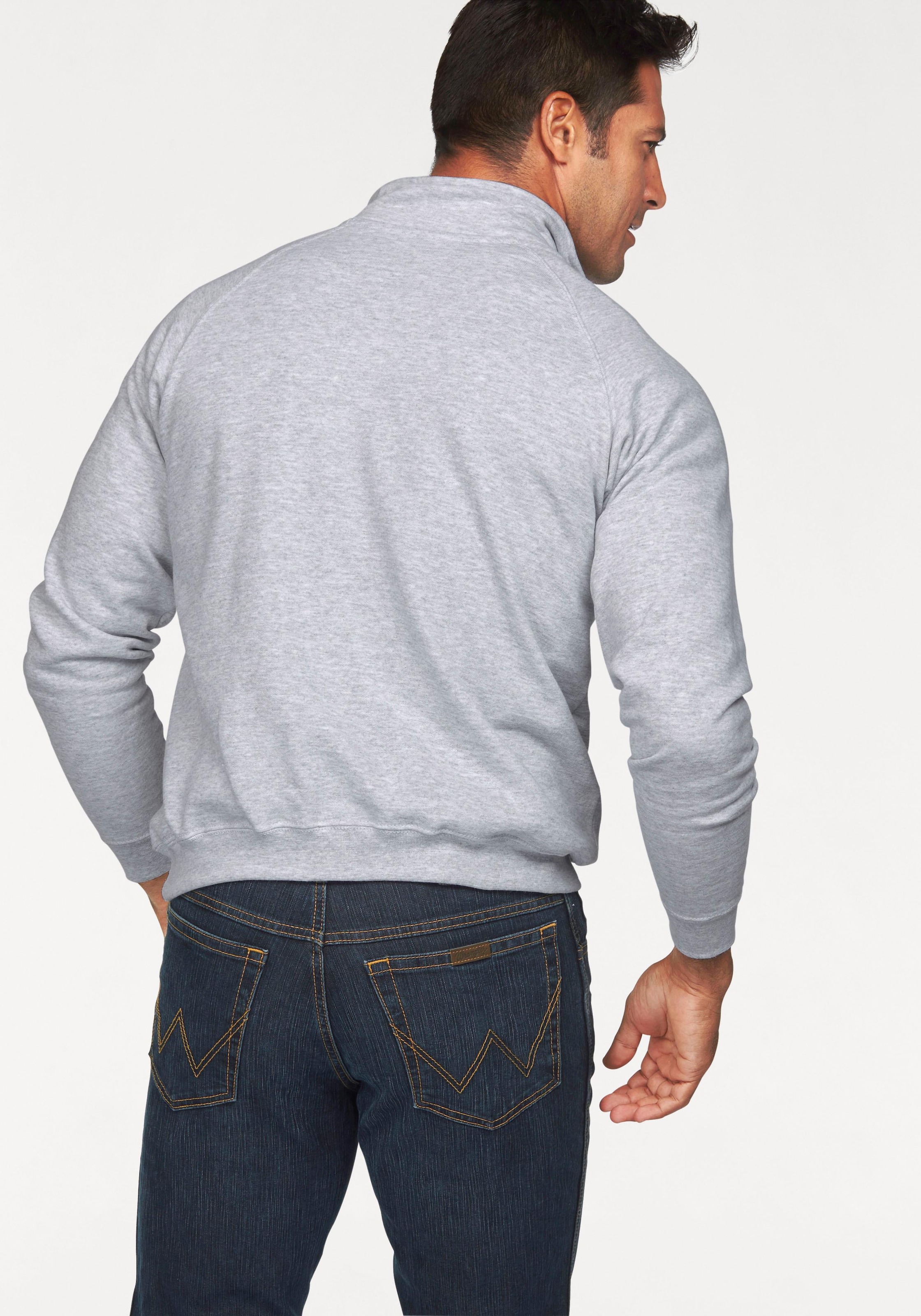 Fruit of the Loom Sweatshirt, mit Reißverschluss