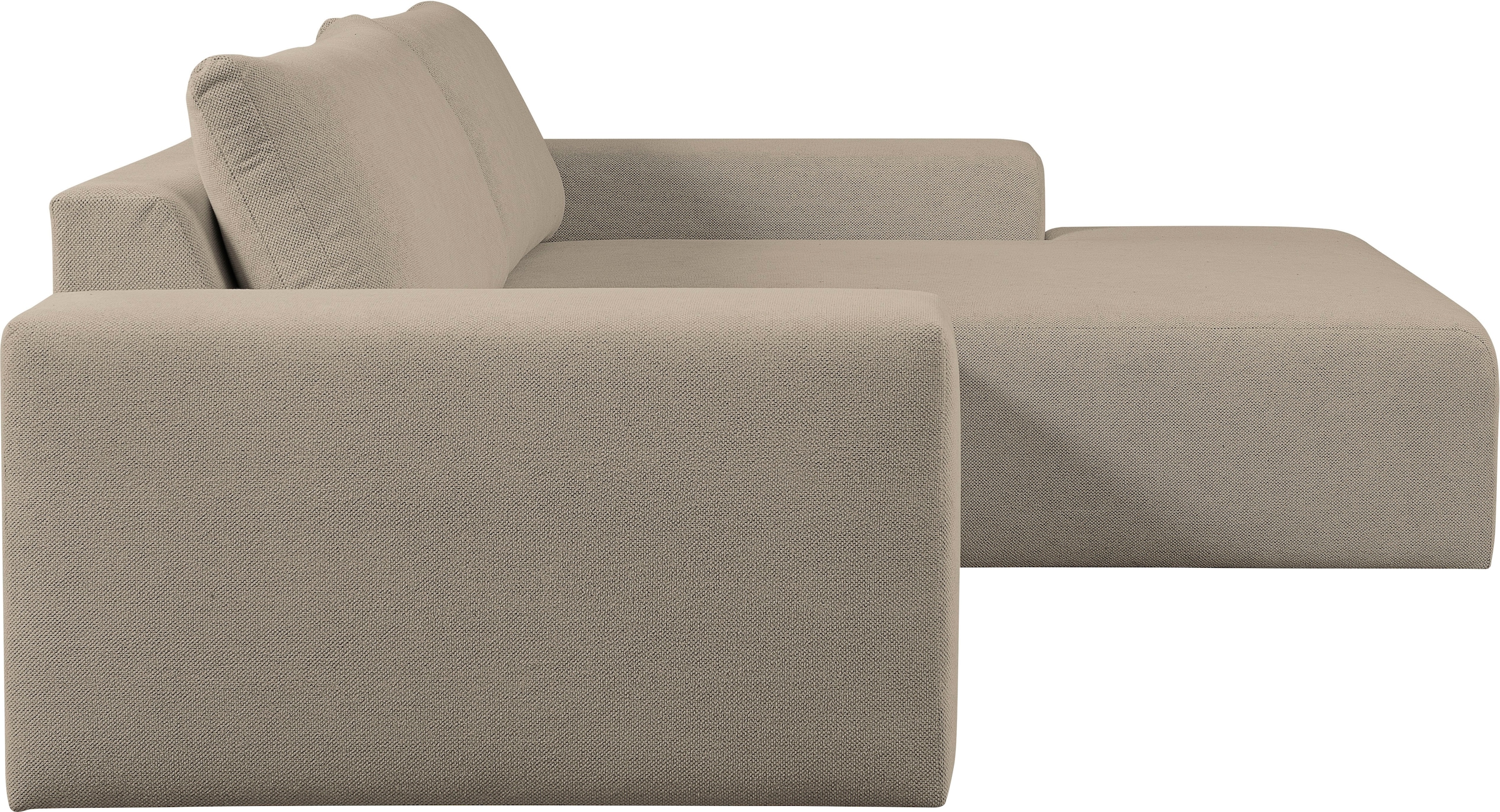 WERK2 Ecksofa »Rio, elegant & bequem, Breite 262 cm, L-Form«, Puristisches Design mit maximalem Komfort