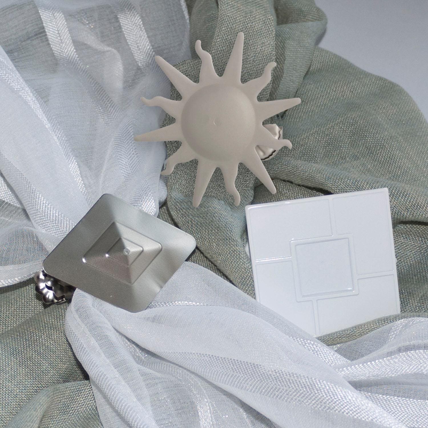 Good Life Dekoklammer für Raffhalter »Quadrat« für Stoffe und Vorhänge günstig online kaufen