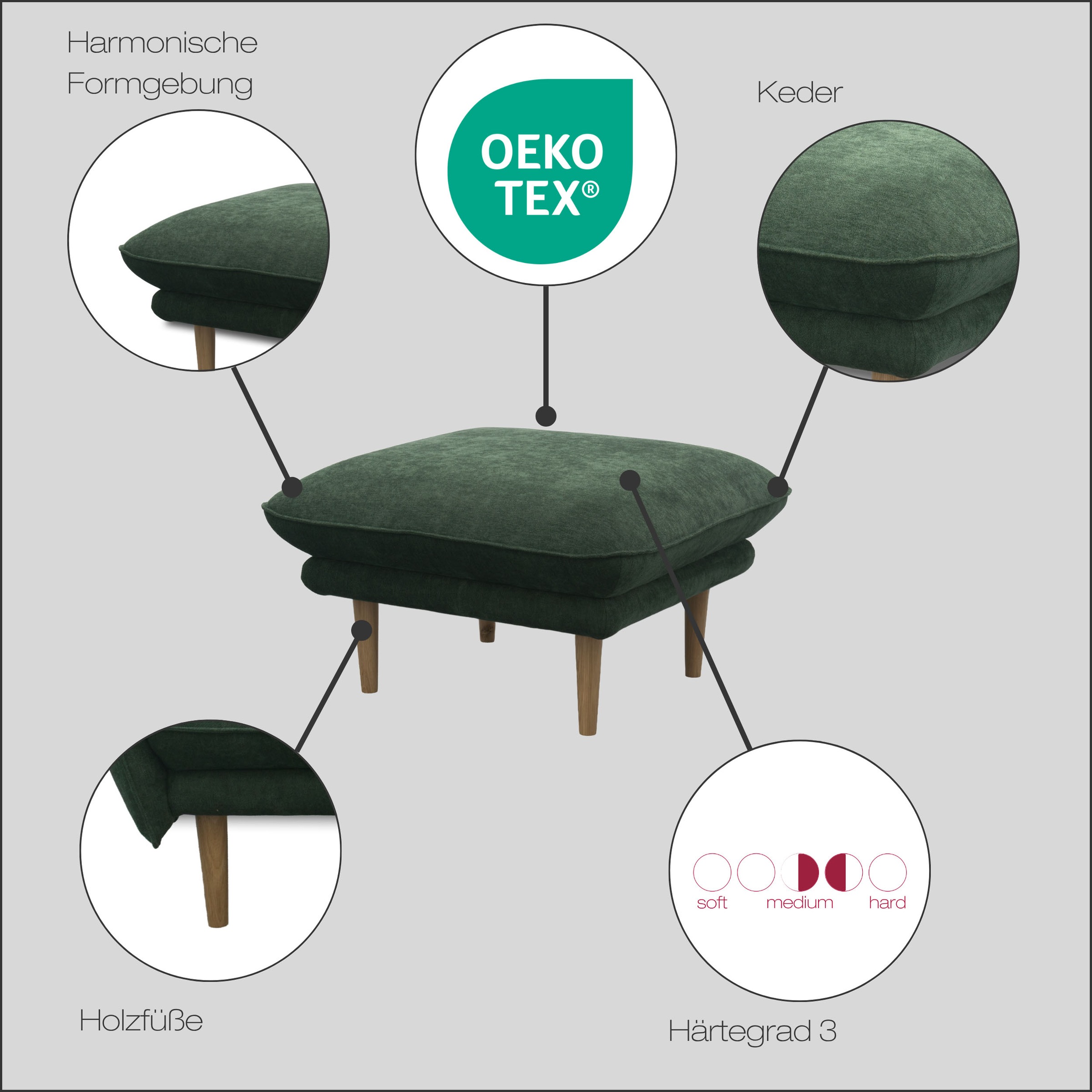 DOMO collection Hocker »100032« günstig online kaufen