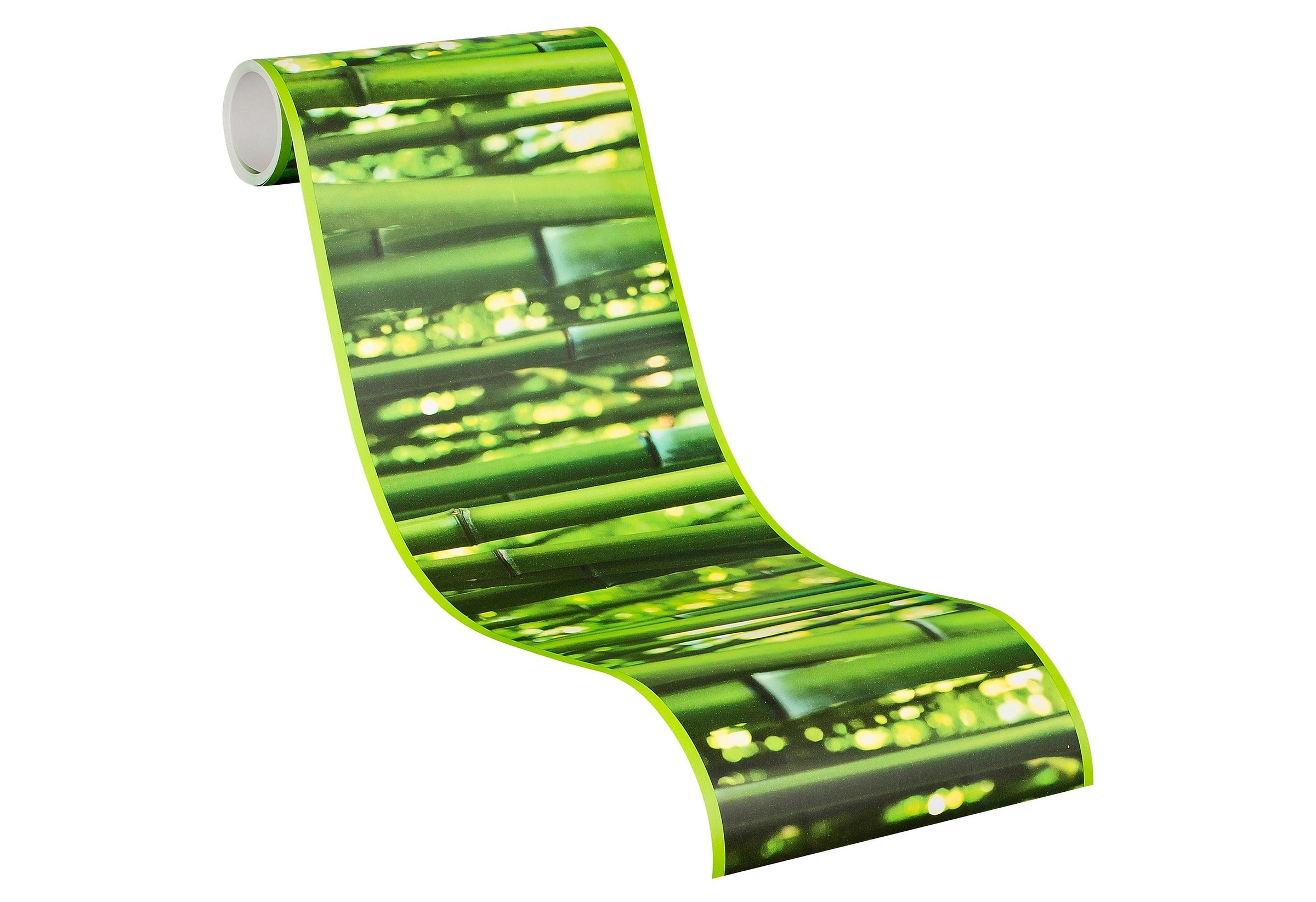 living walls Bordüre »Stick Ups«, Wald-natürlich-floral, Bordüre selbstklebend Tapete matt Bambus glatt Borte modern Design