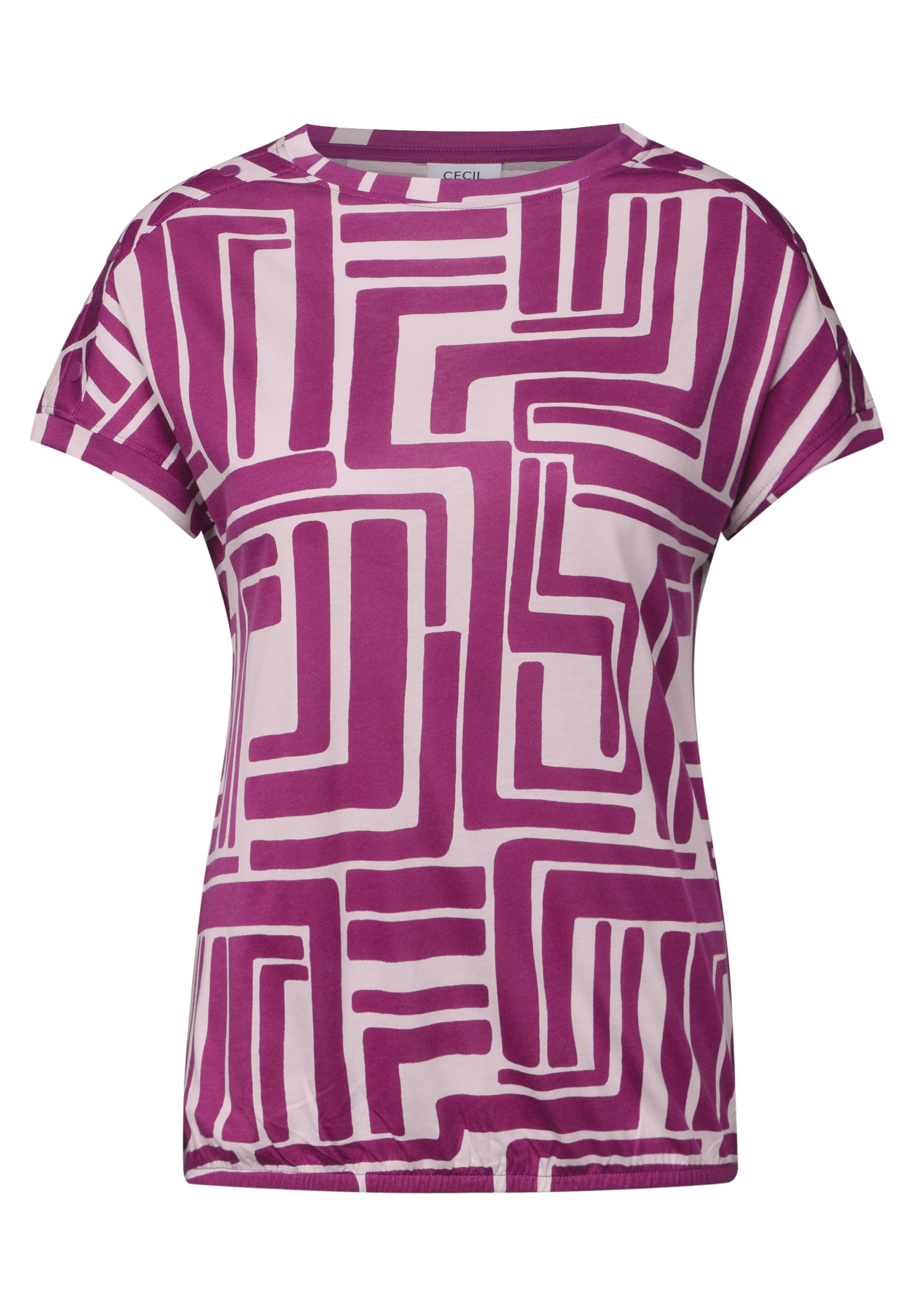 Cecil T-Shirt, mit All-Over Print