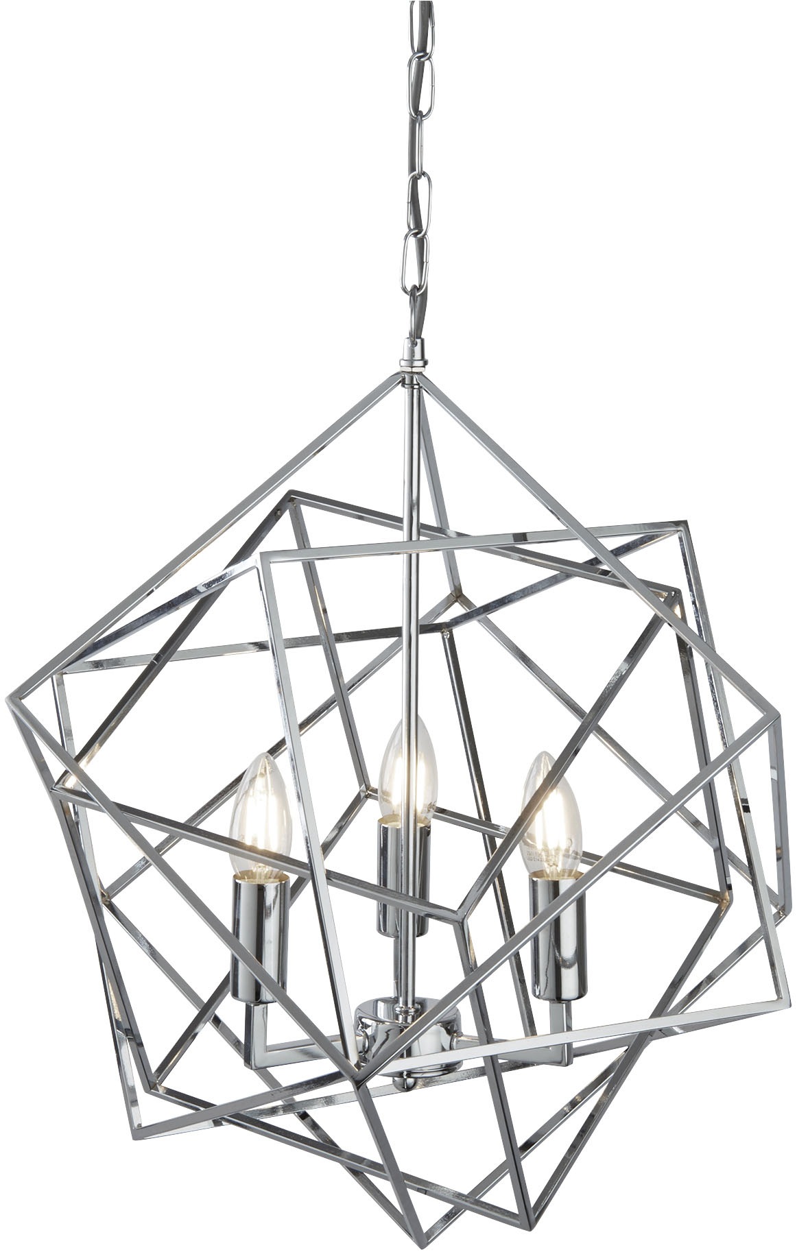 Searchlight Hängeleuchte »Hängeleuchte Cube, 3-flammig« E14 1 Stk. Minimali günstig online kaufen