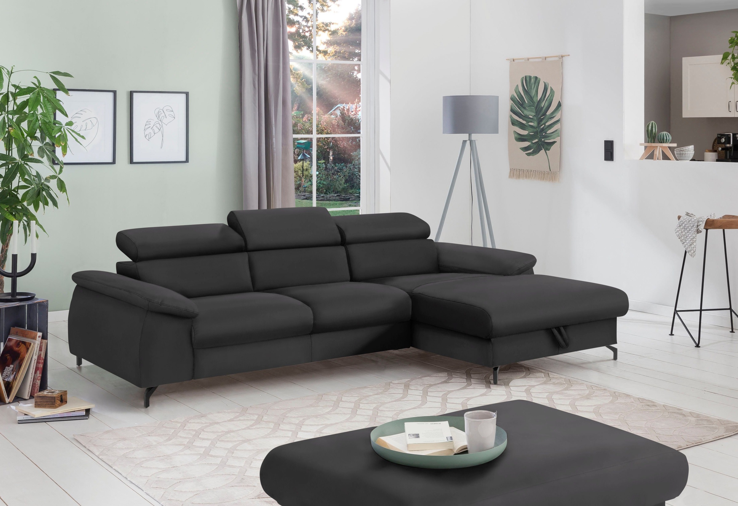COTTA Polstergarnitur »Komaris L-Form«, (Set), Set bestehend aus: Ecksofa m günstig online kaufen