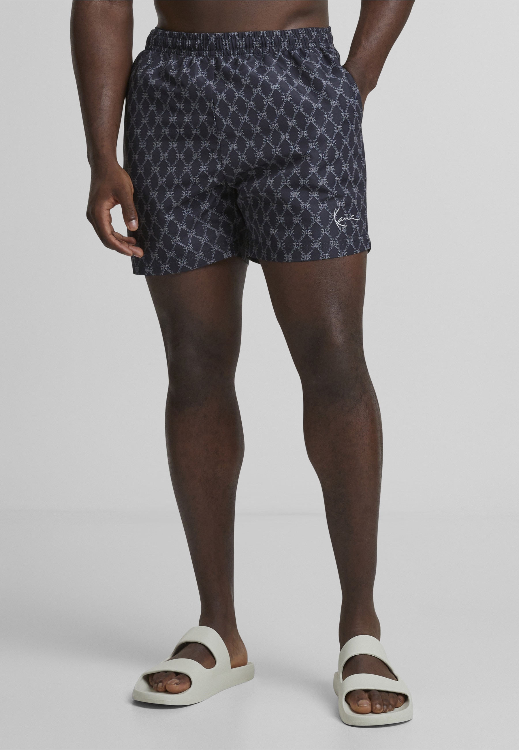 Karl Kani Badeshorts »Karl Kani Signature Monogram Aop Swim Shorts«
