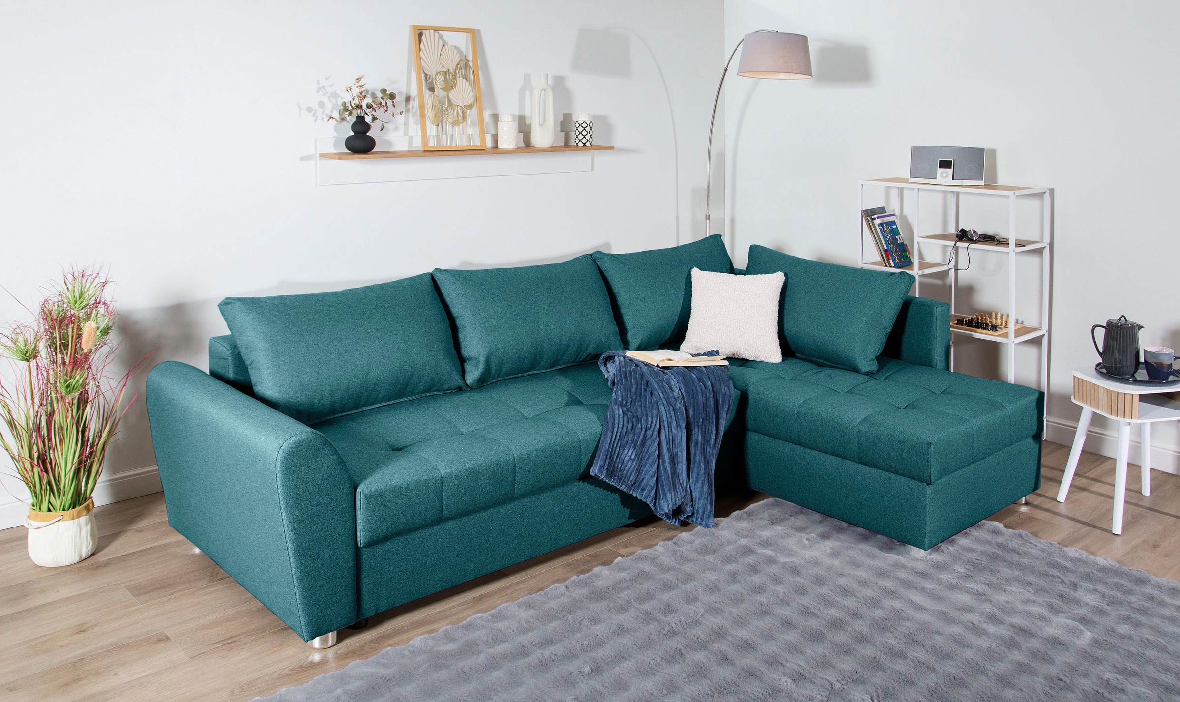 COLLECTION AB Ecksofa »JANA XL-Sofa L-Form«, inkl. Bettfunktion, Bettkasten günstig online kaufen